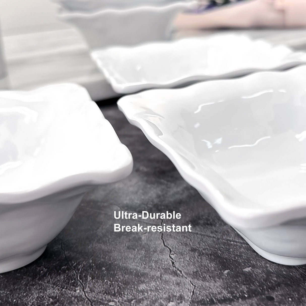 White 5" Melamine Dip Bowl