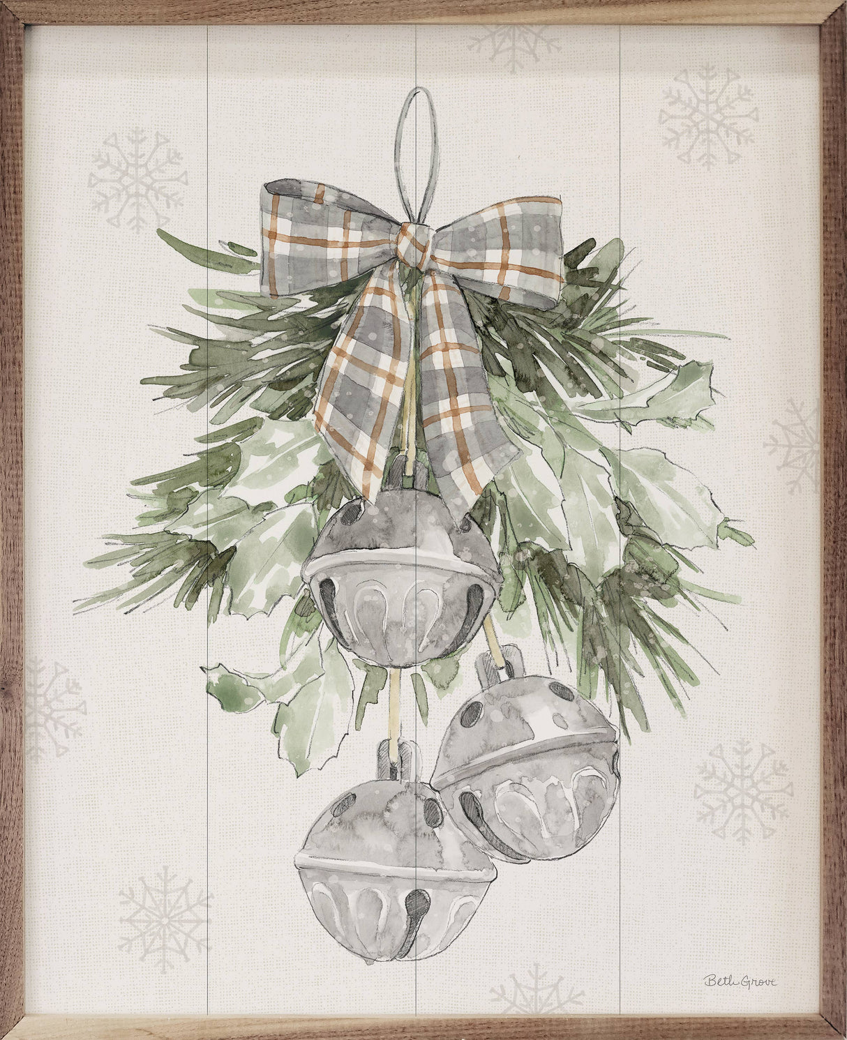 Simple Season VII Bells Wood Art