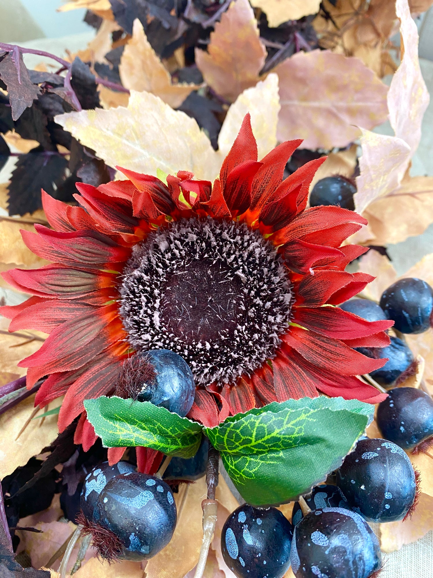 68" Autumn Darkness Garland