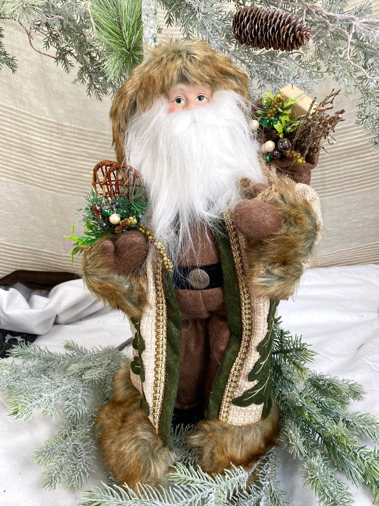 Cabin Christmas Santa