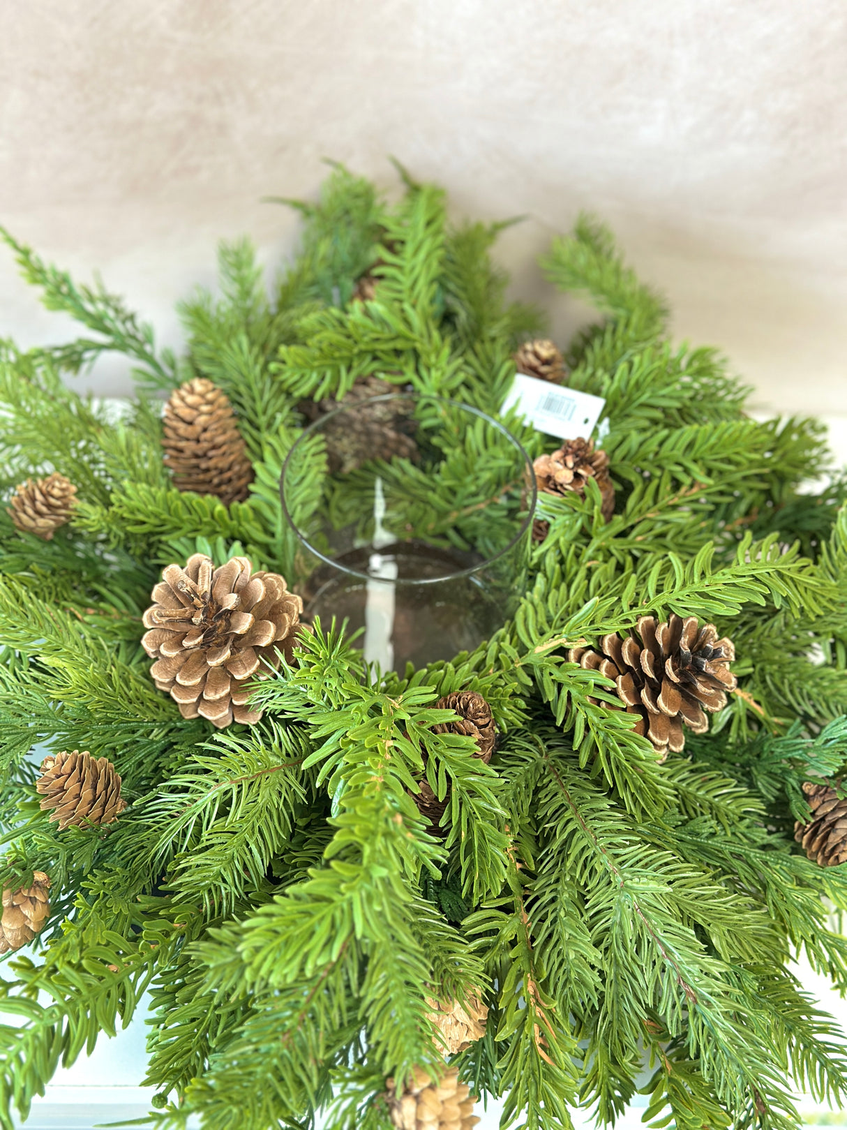 22" Winter Pine Centerpiece