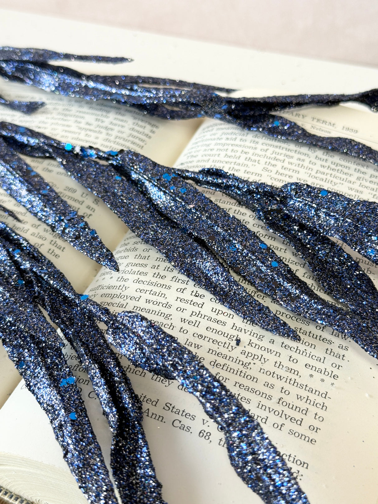 Midnight Blue Blade Grass Spray