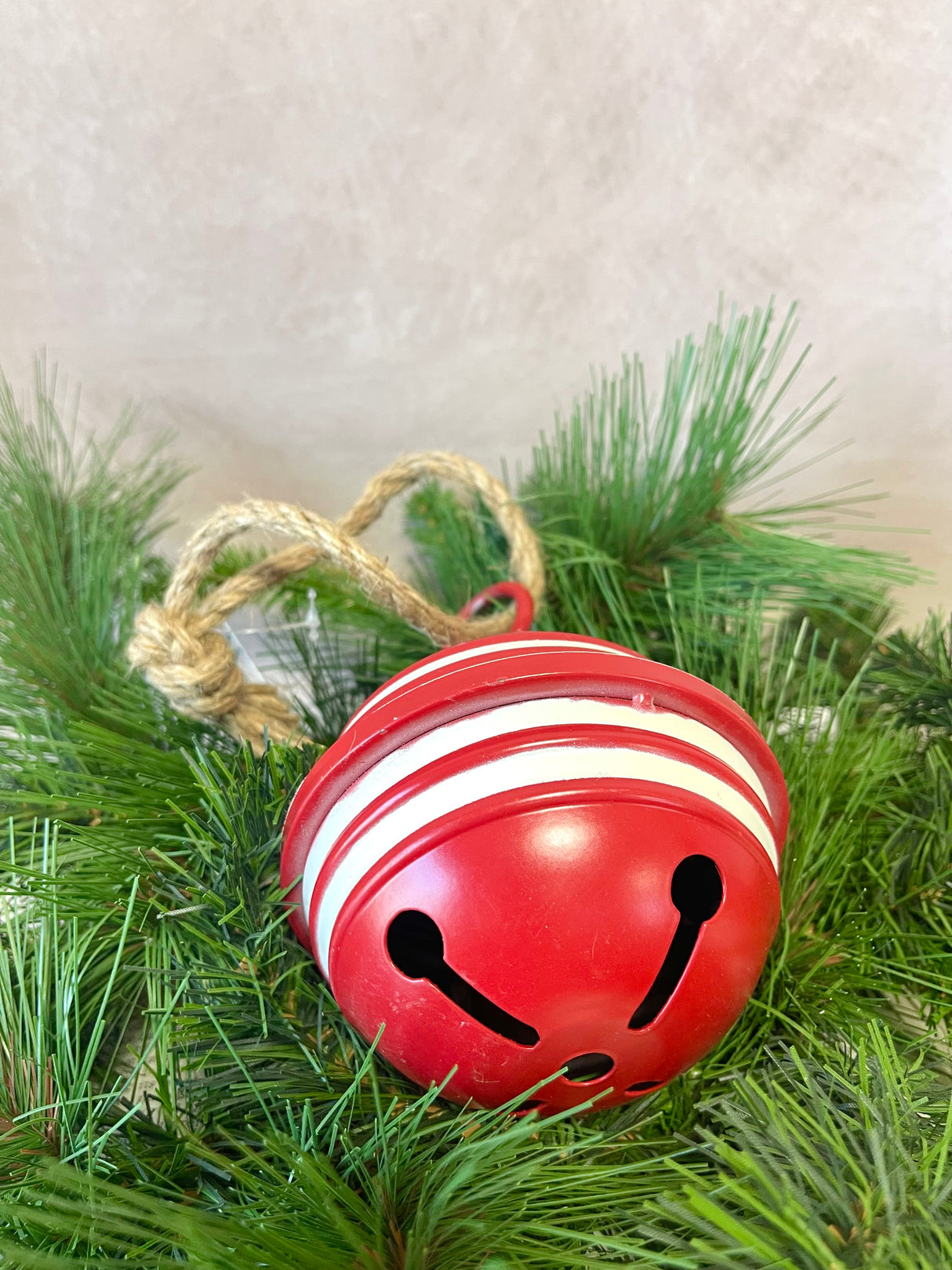 Holiday Metal Bell Ornament