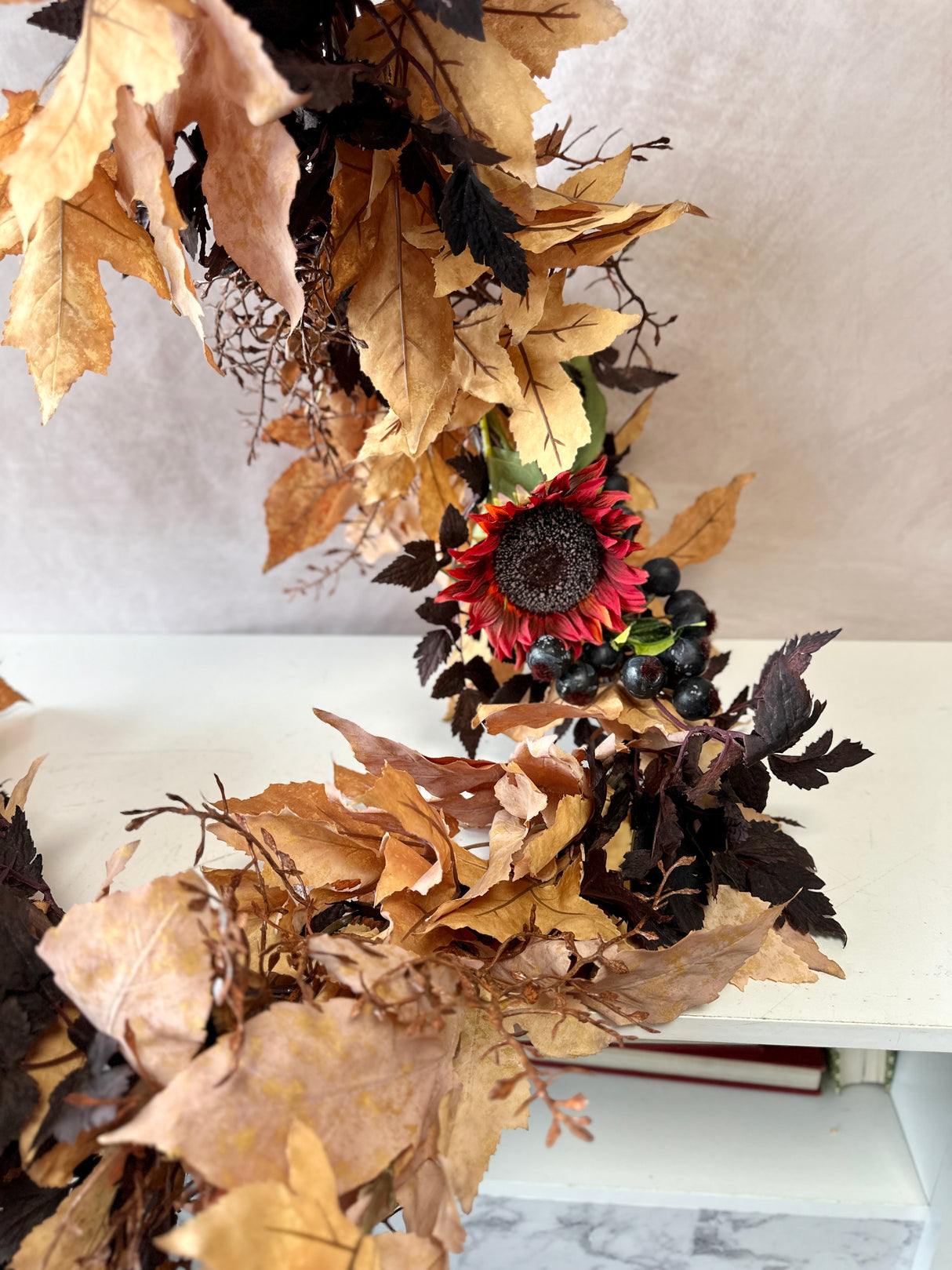 68" Autumn Darkness Garland