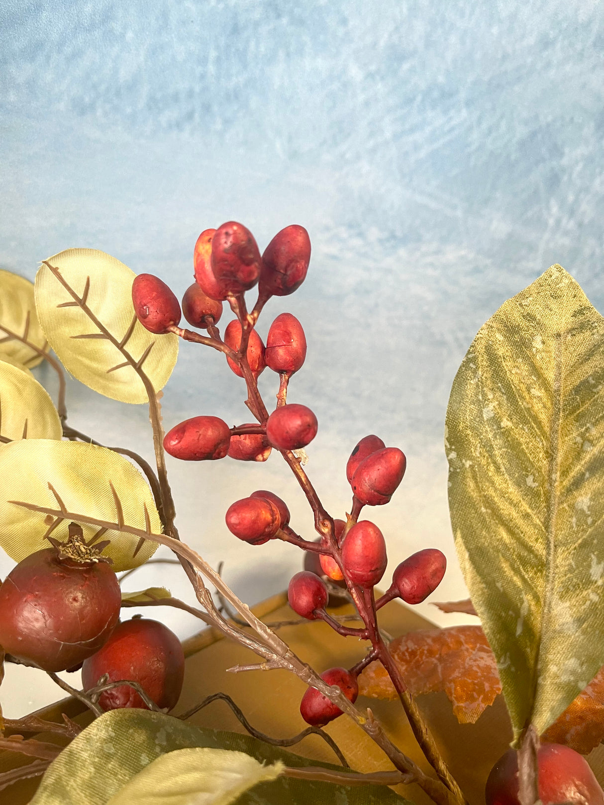 Leaf Pile Mixed Crabapple Spray