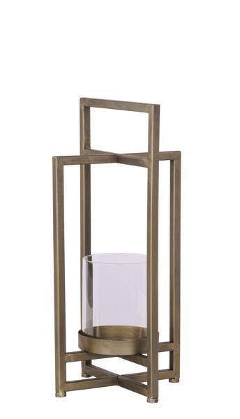 Industrial Design Lantern Glass Candleholder