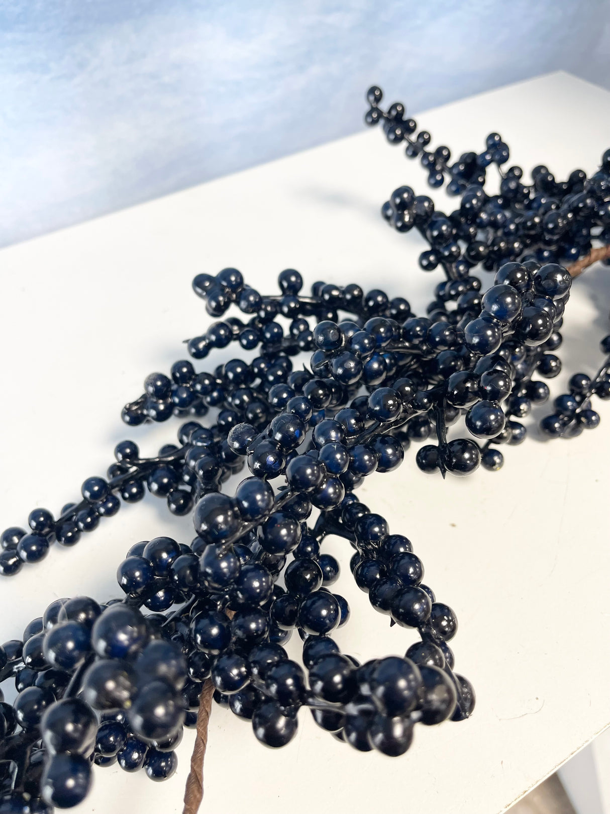 58" Bliss Navy Berry Garland