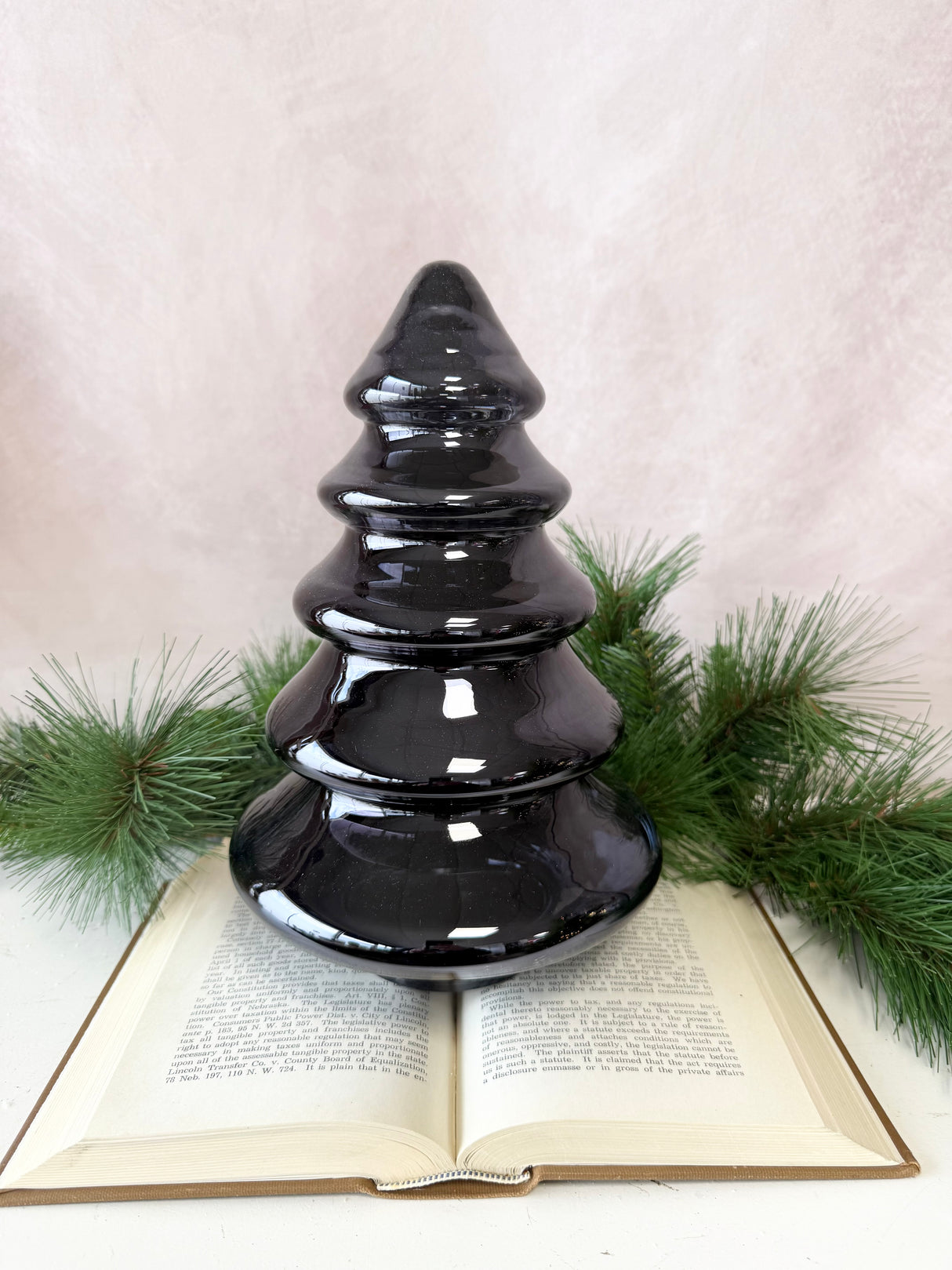 Almeria Black Glass Tree