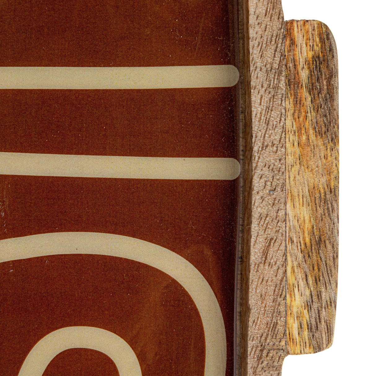 Design Enameled Mango Wood Tray