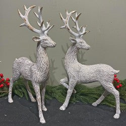 Carved Rustic Deer - 2 Styles