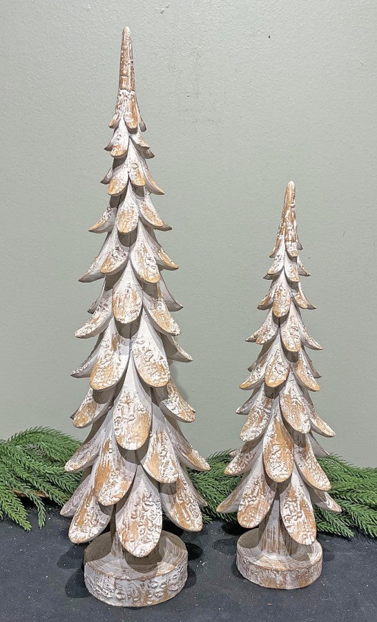 Birchbark Resin Snow Tree - 2 Sizes