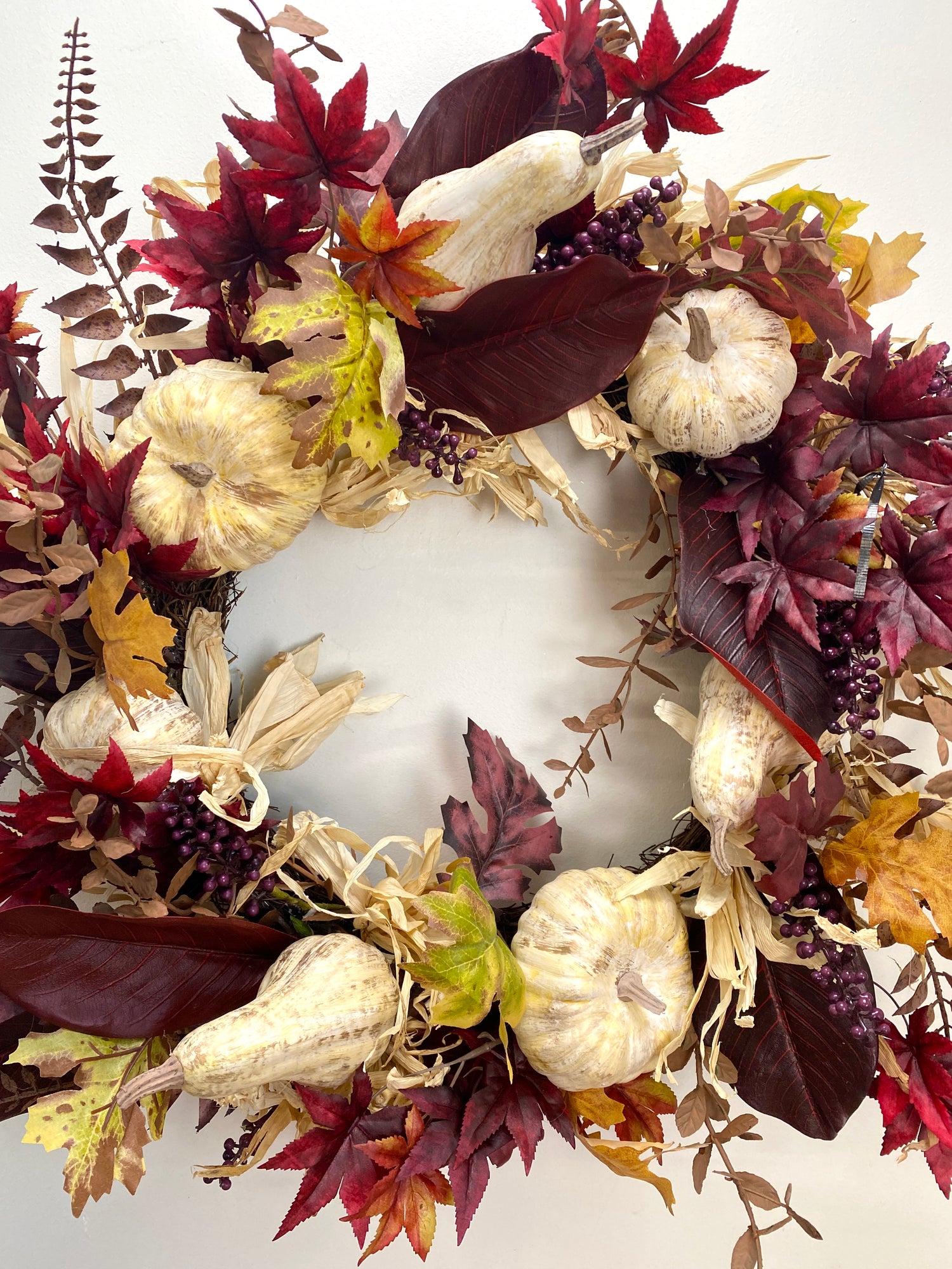 27" Shades of Fall Wreath