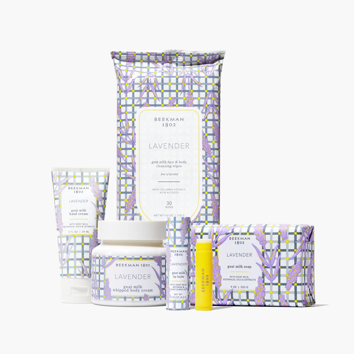 Lavender Goat Milk Favorites Yellow Set