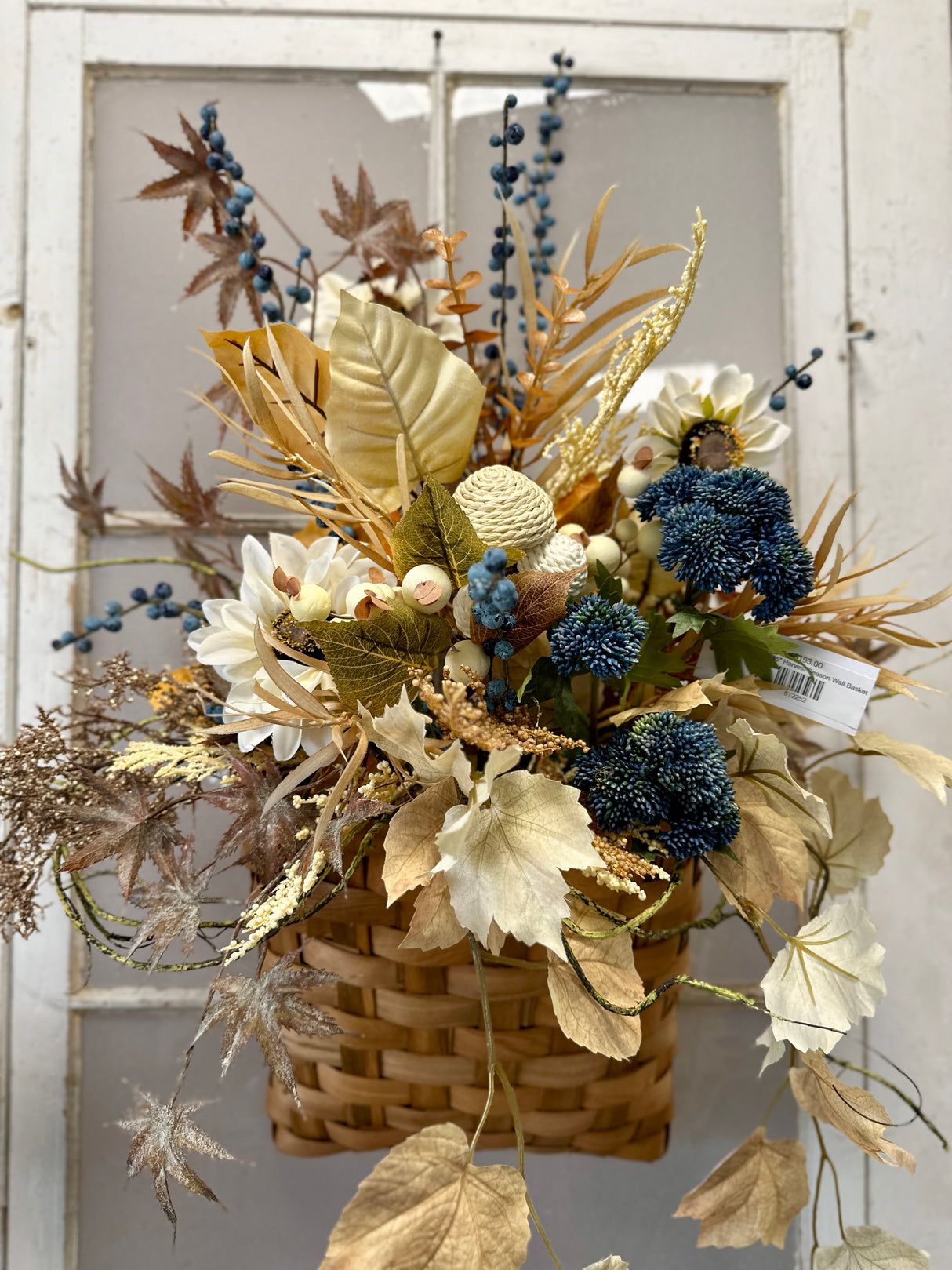 35" Harvest Season Wall Basket