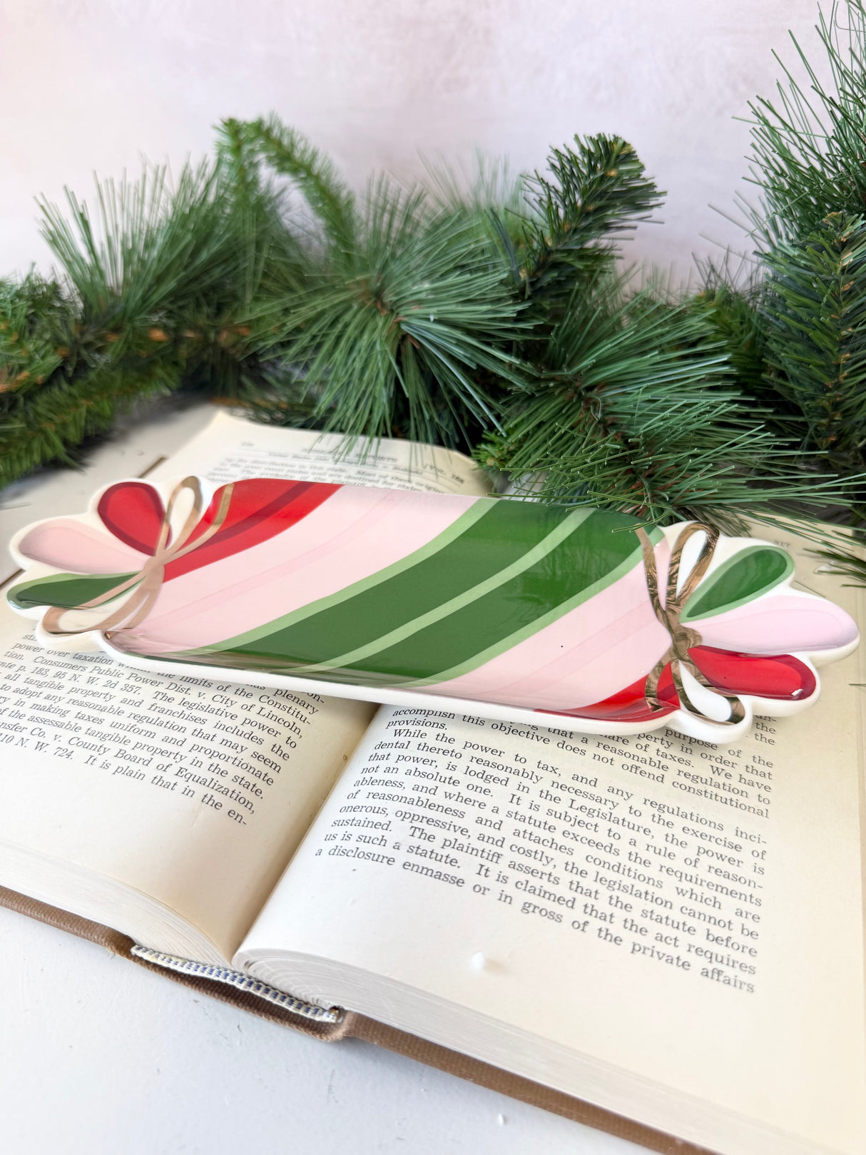 Stoneware Candy Shaped Plate