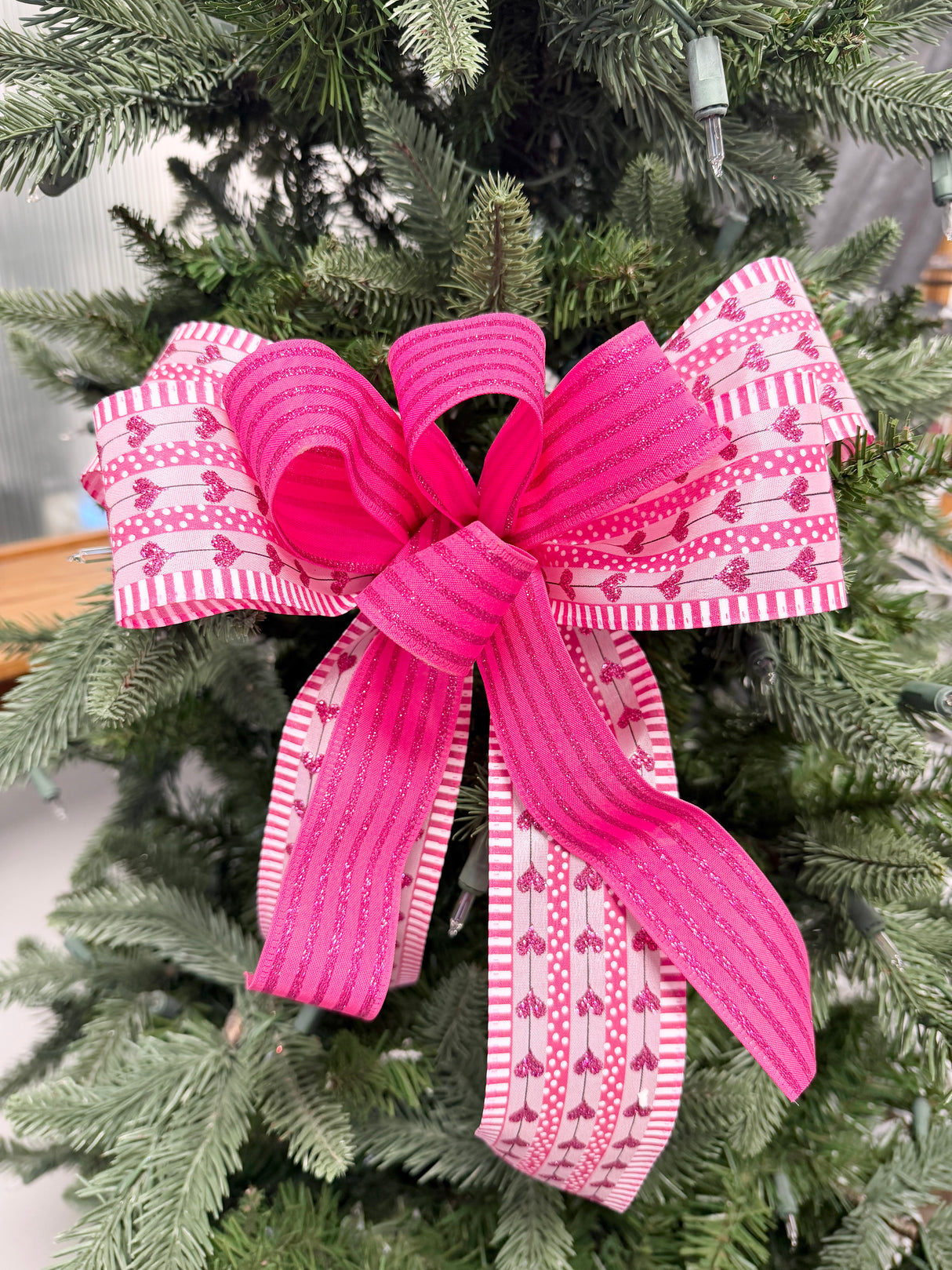 12" Pink for You Bow