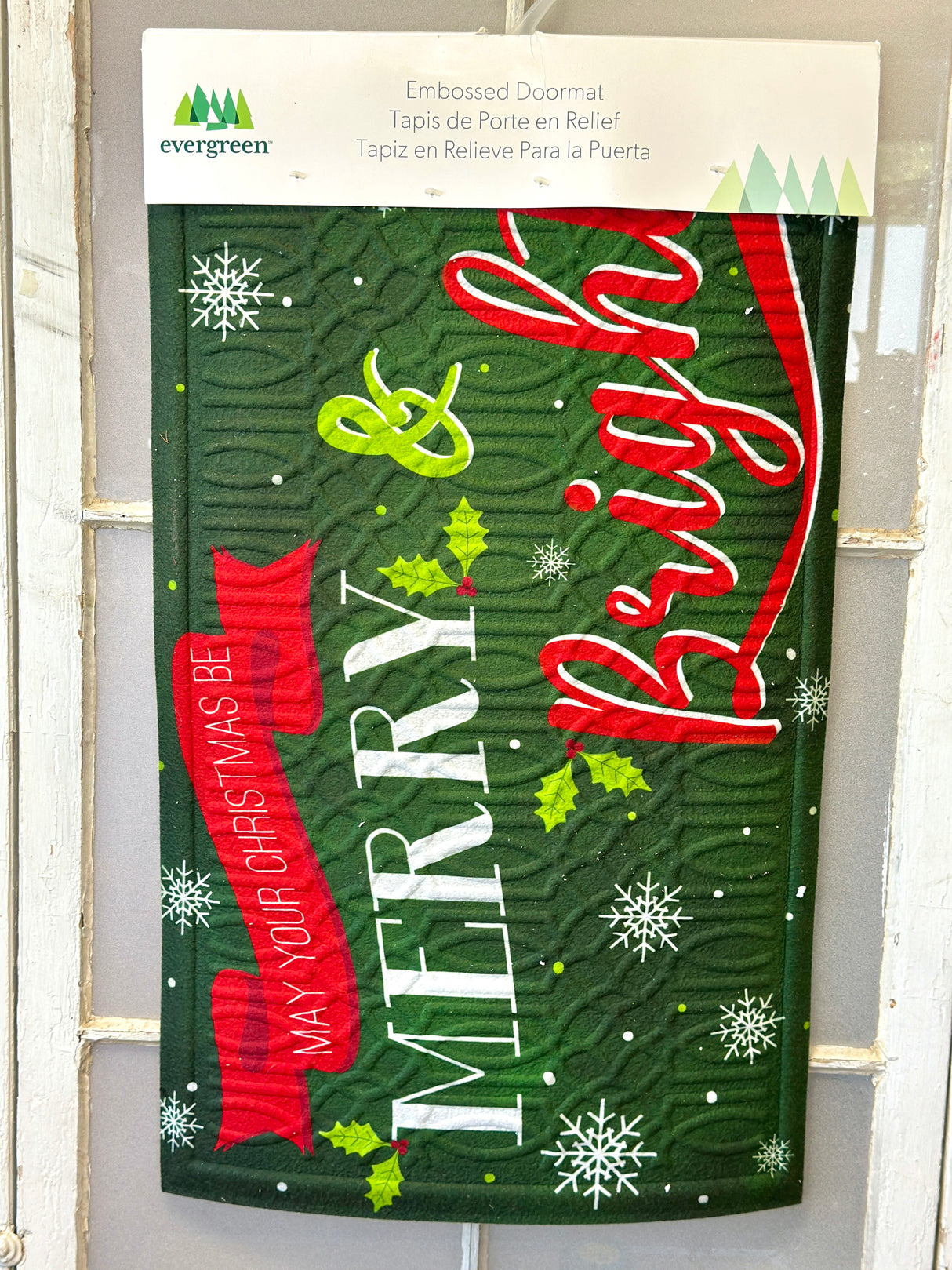 Merry & Bright Embossed Mat