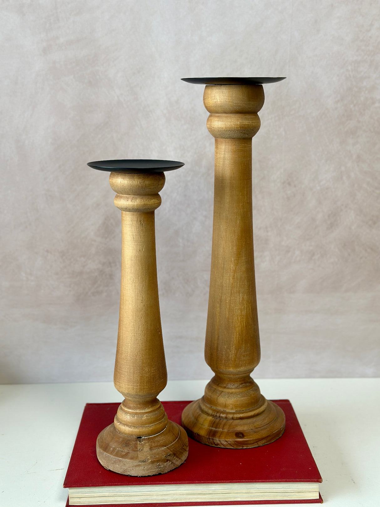 Natural Large Candleholder