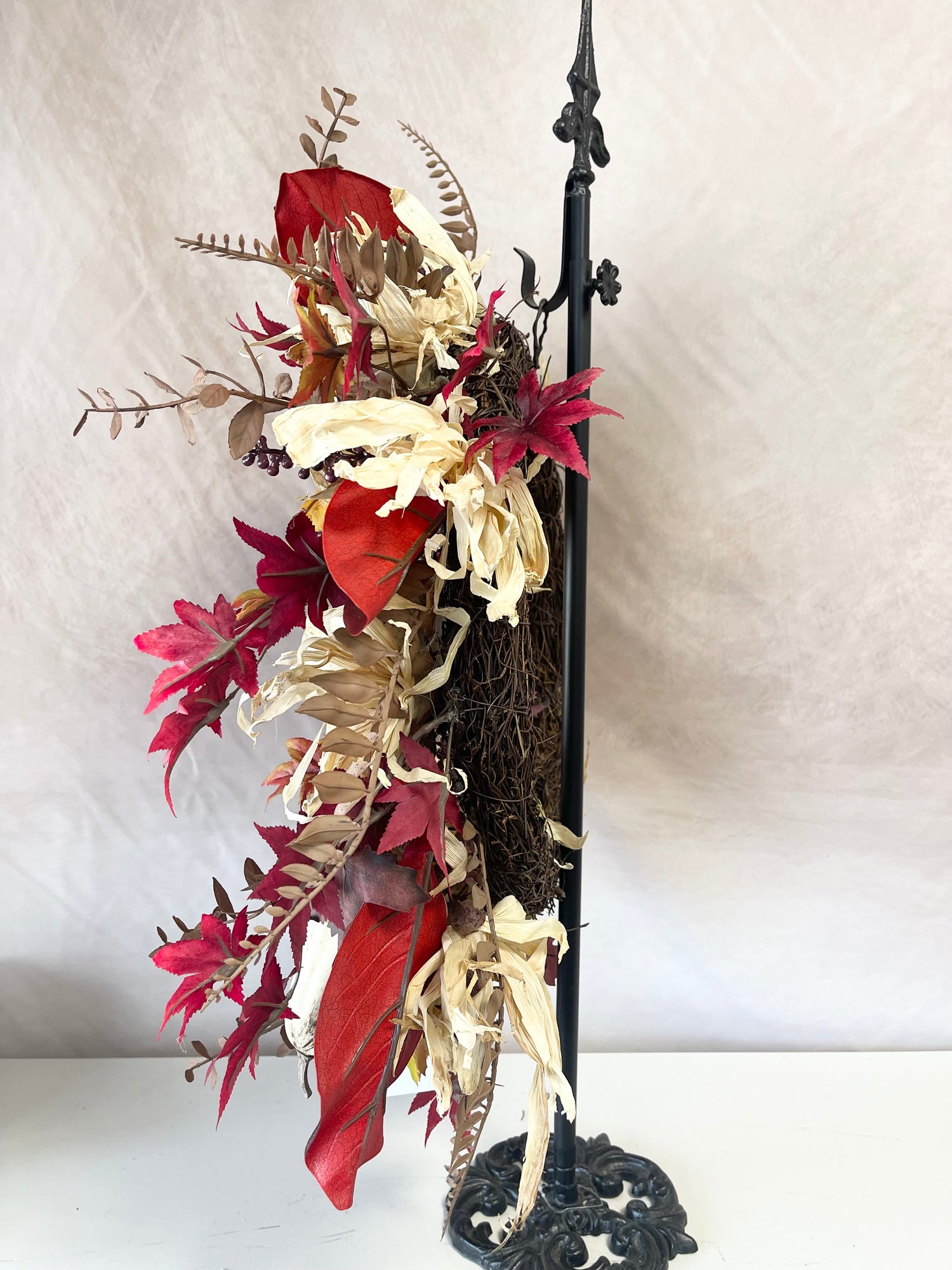 27" Shades of Fall Wreath