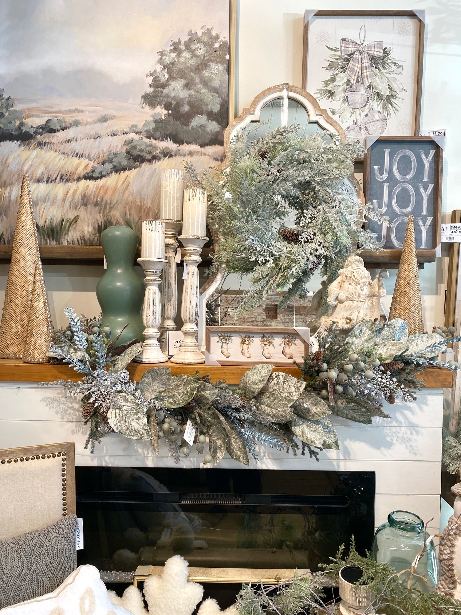 5" Serene Frost Garland
