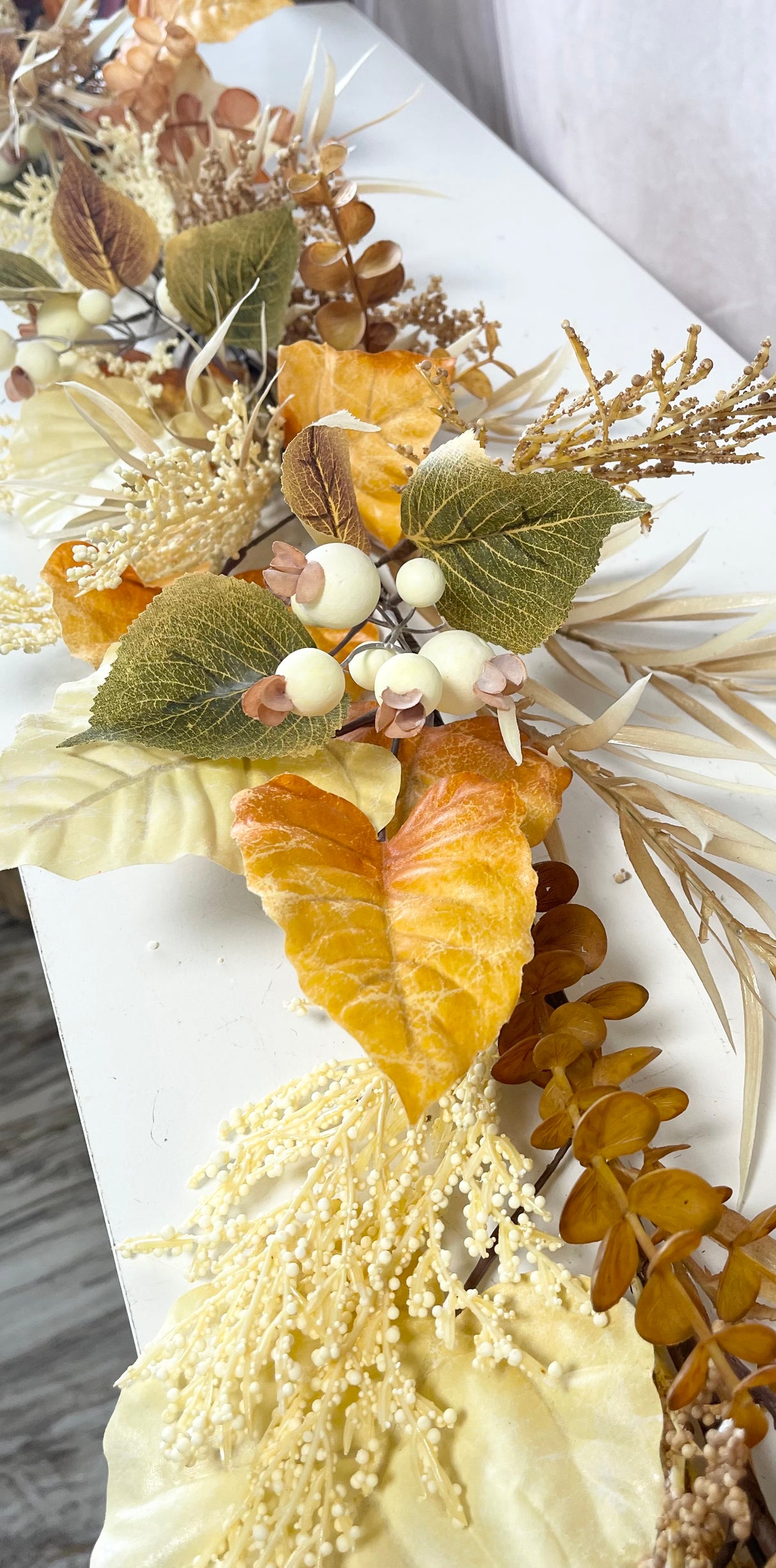 6' Mixed Rustling Leaves Garland