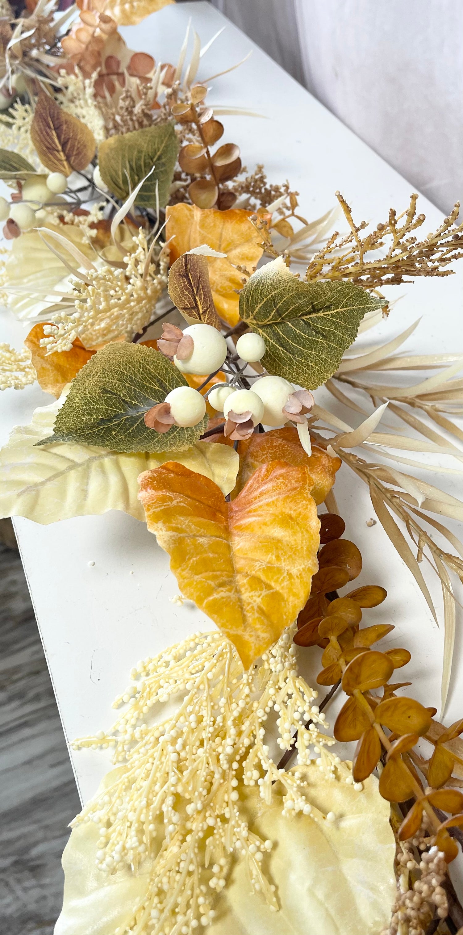6' Mixed Rustling Leaves Garland
