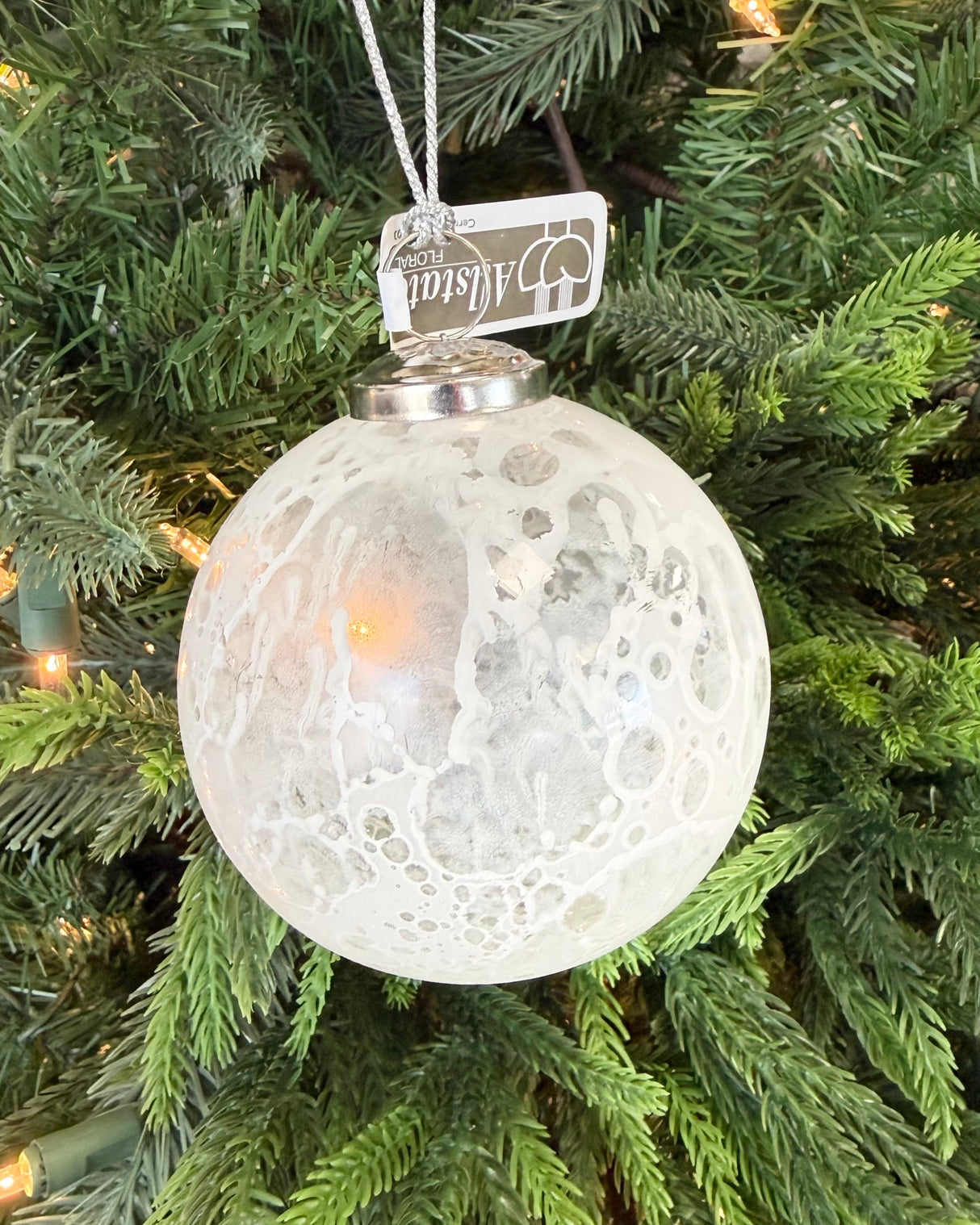 December Delights Glass Ornament