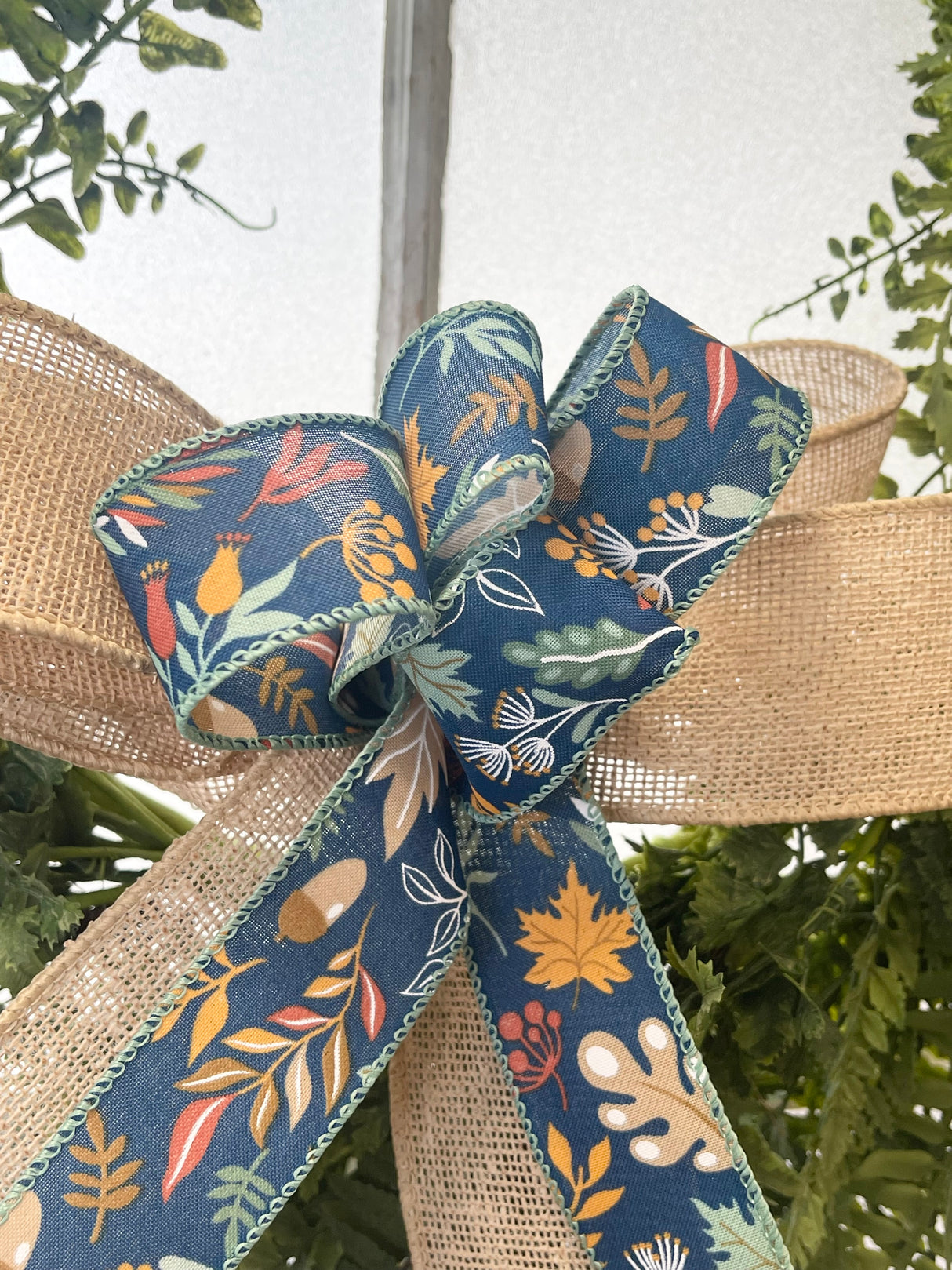 13" Fall Foliage Bow