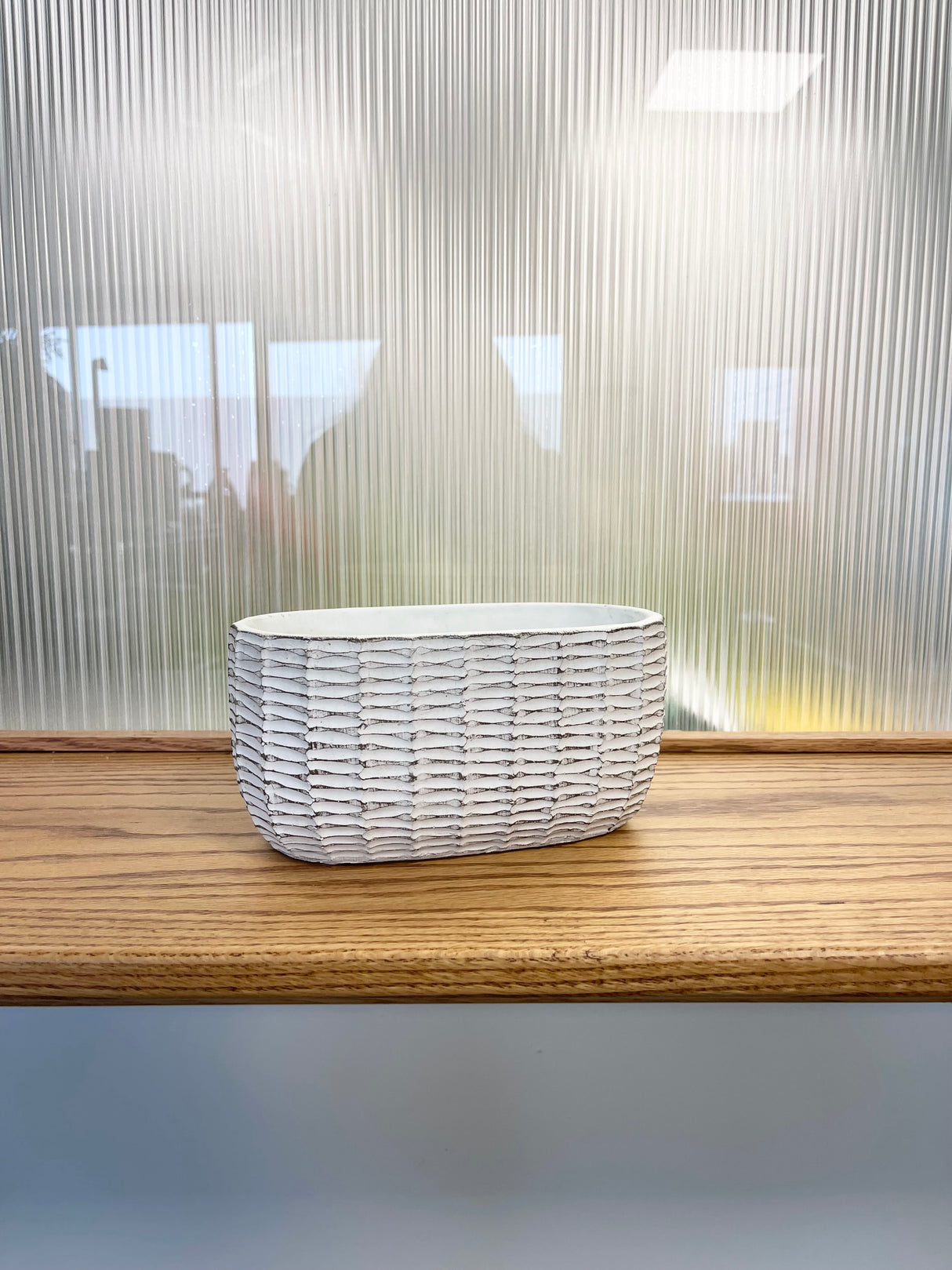 WHITEWASH CEMENT PLANTER