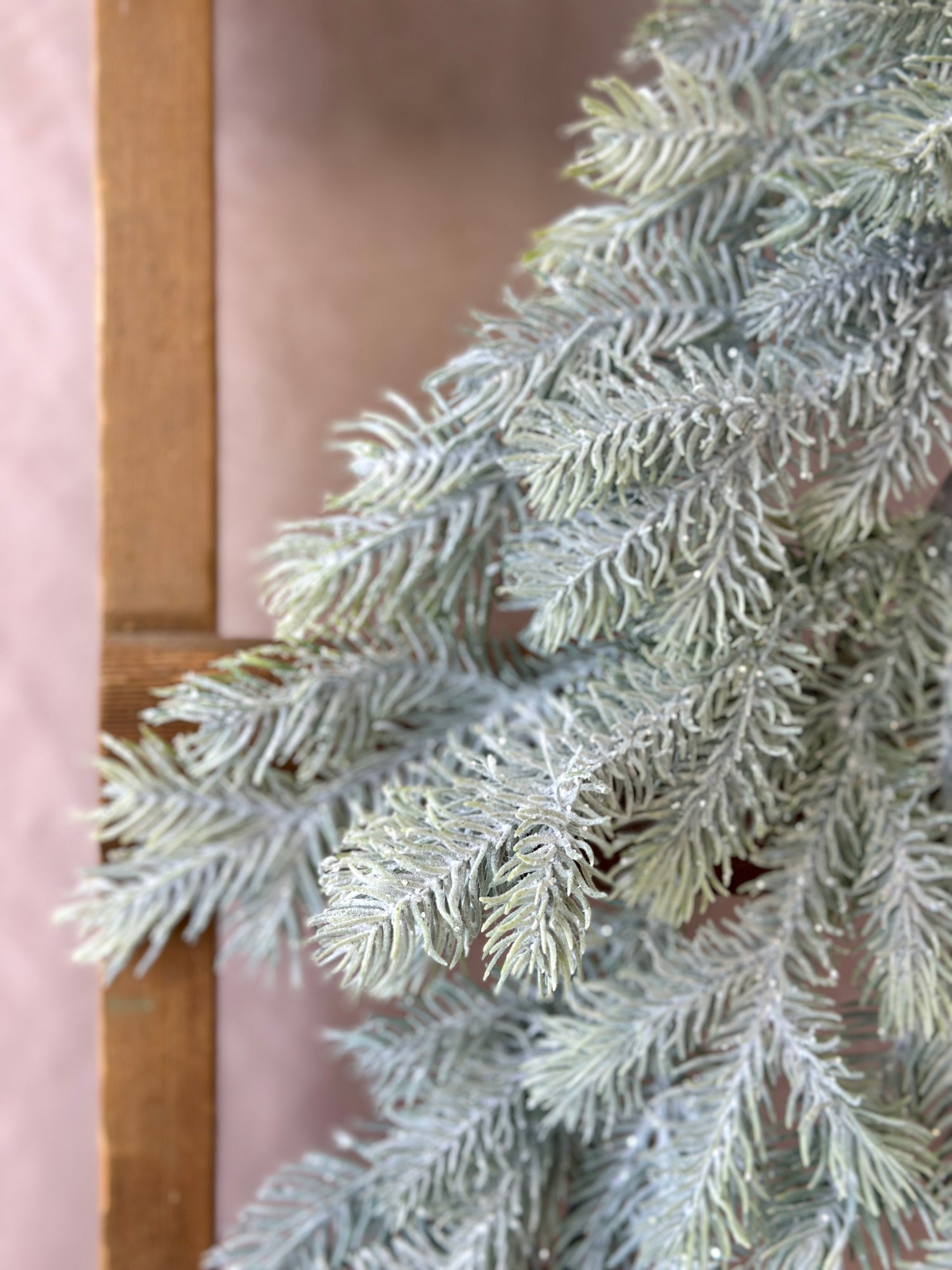 6' Snowy Sitka Spruce Garland