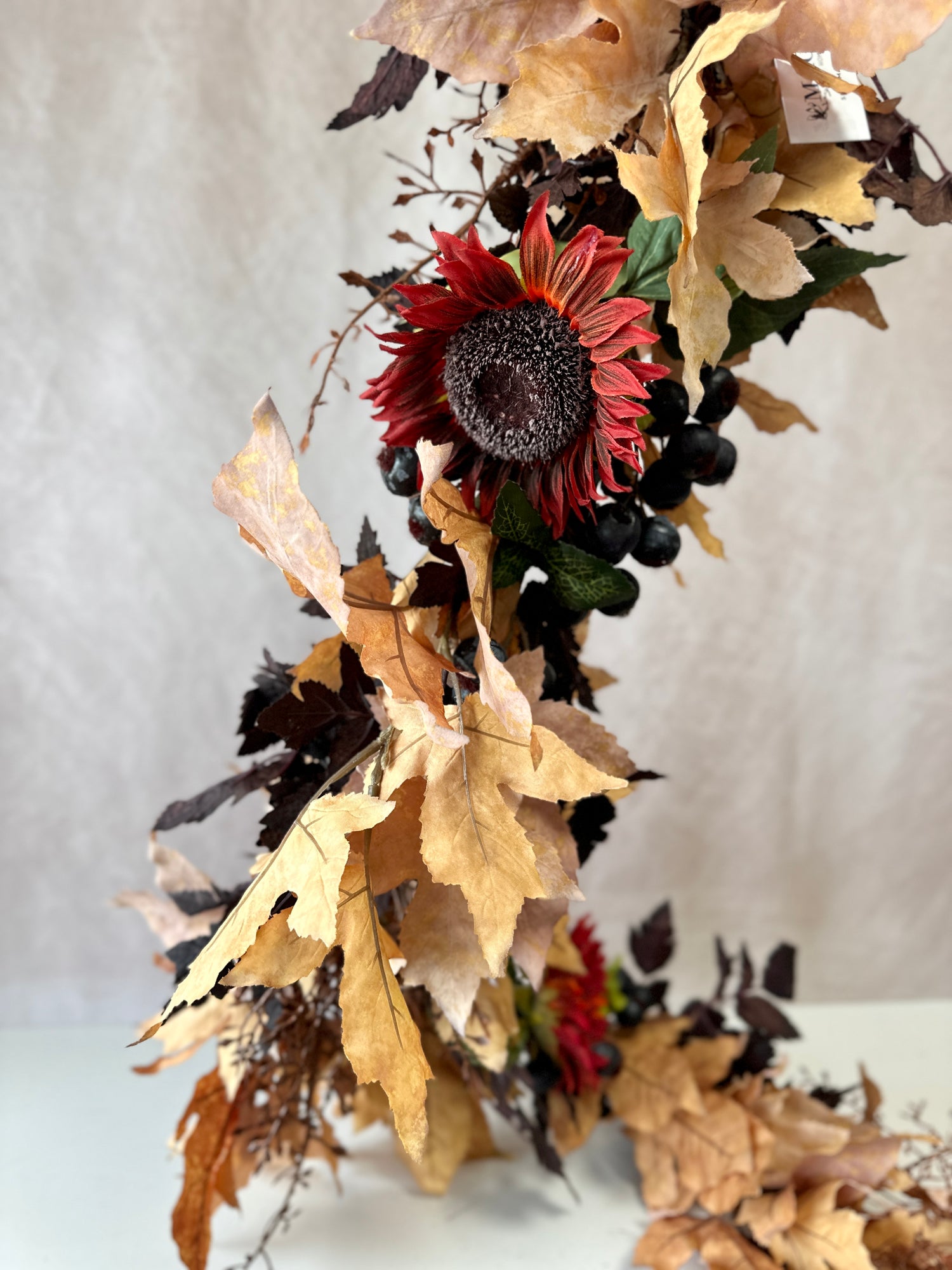 68" Autumn Darkness Garland