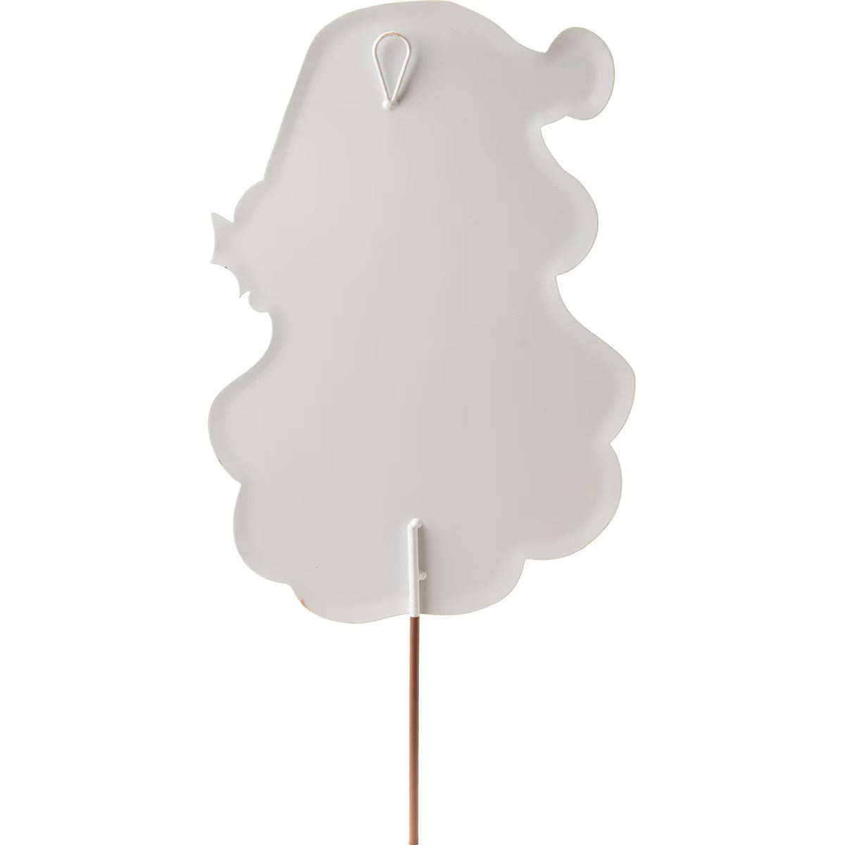 Mustache Santa Stake