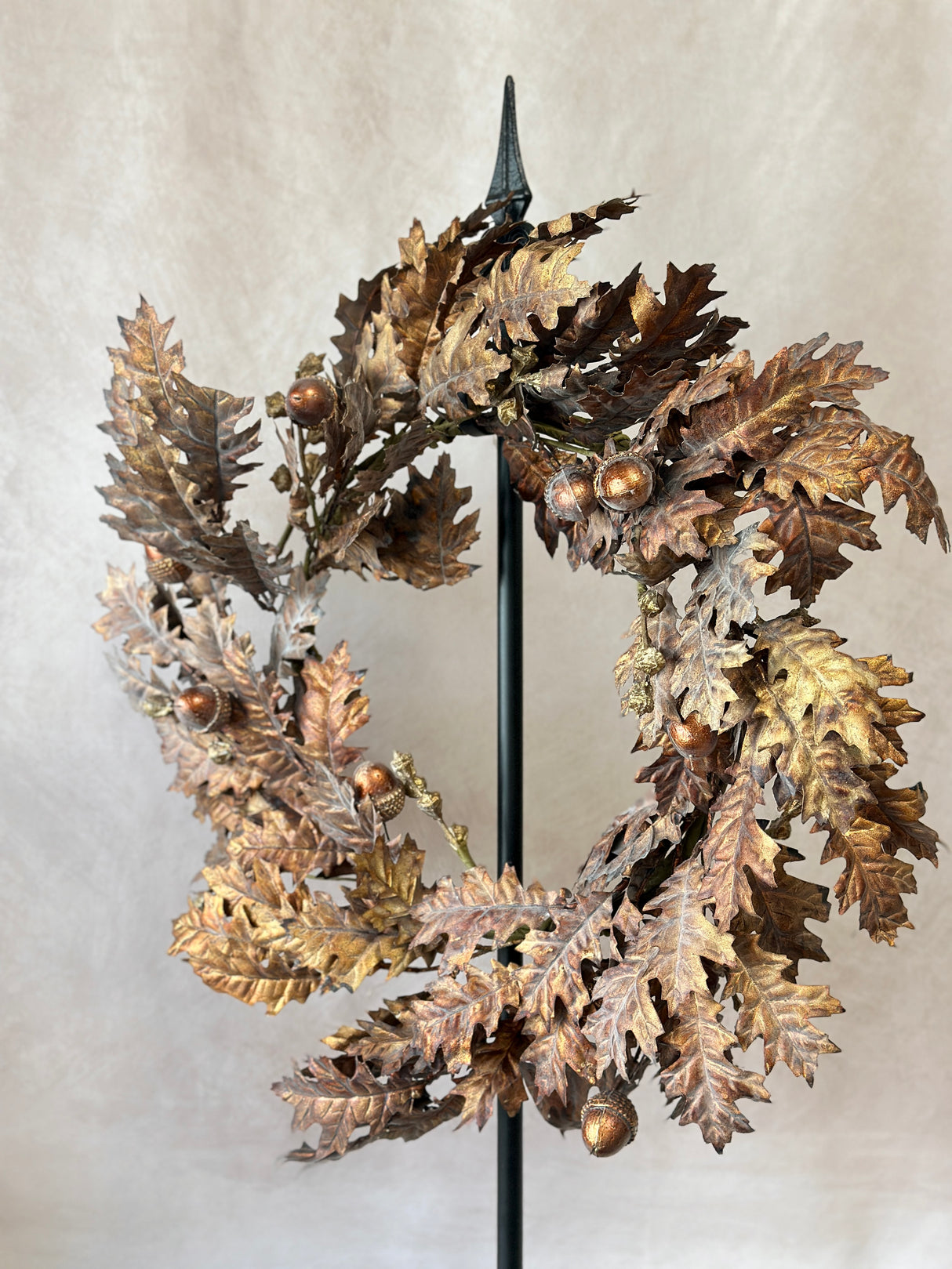 24" Acorn Oak Leaf Wreath