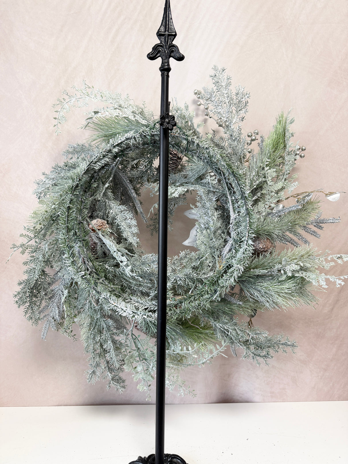 27" Frozen In Time Wreath