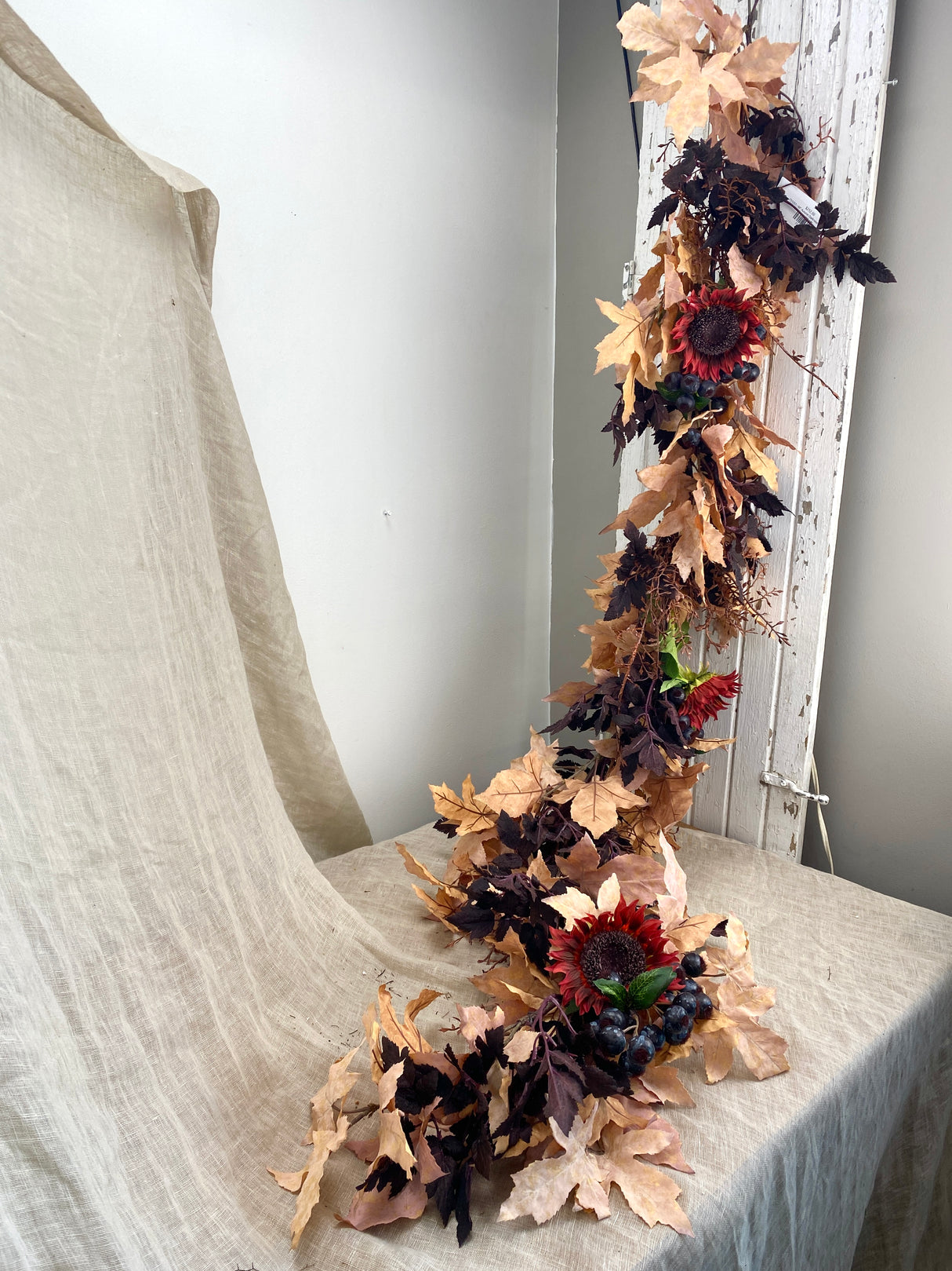 68" Autumn Darkness Garland