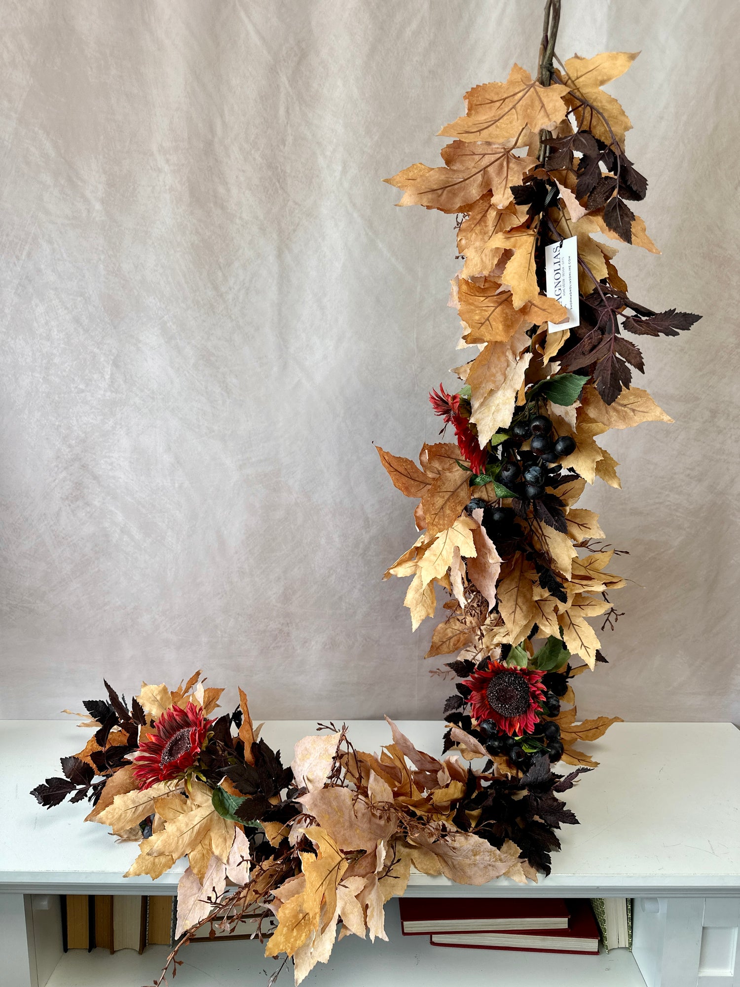 68" Autumn Darkness Garland
