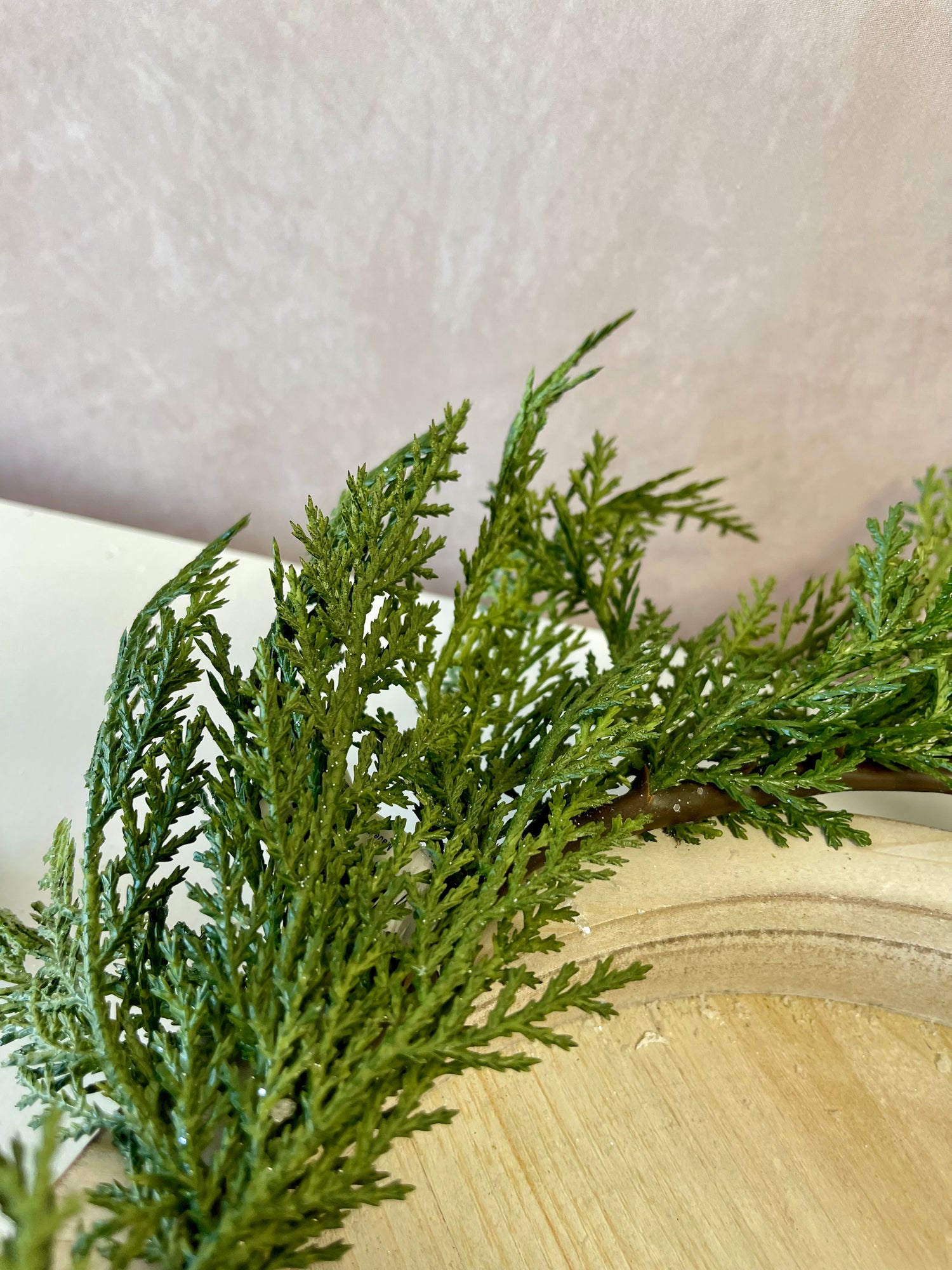 Real Touch Cedar Candle Ring