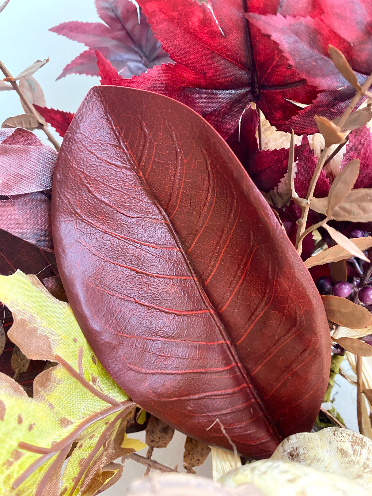 27" Shades of Fall Wreath