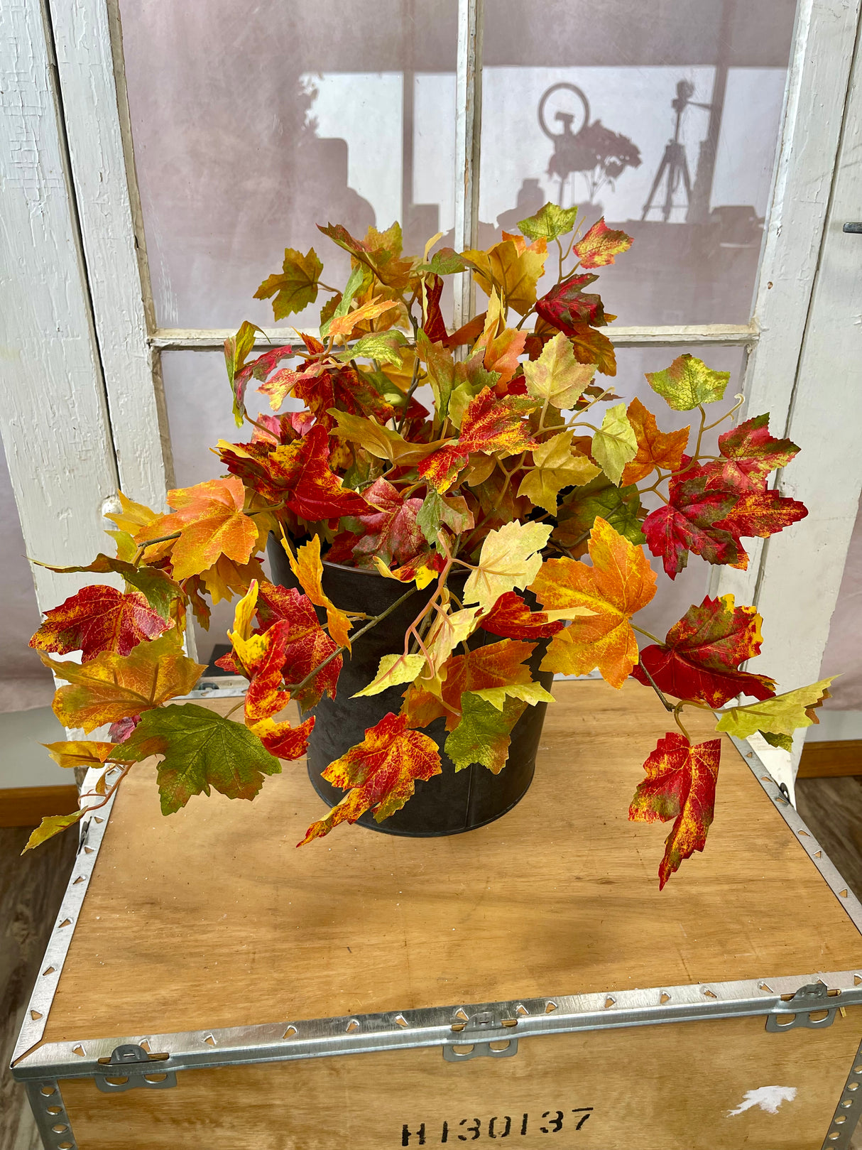 Flame Maple Leaf Hanging Bush