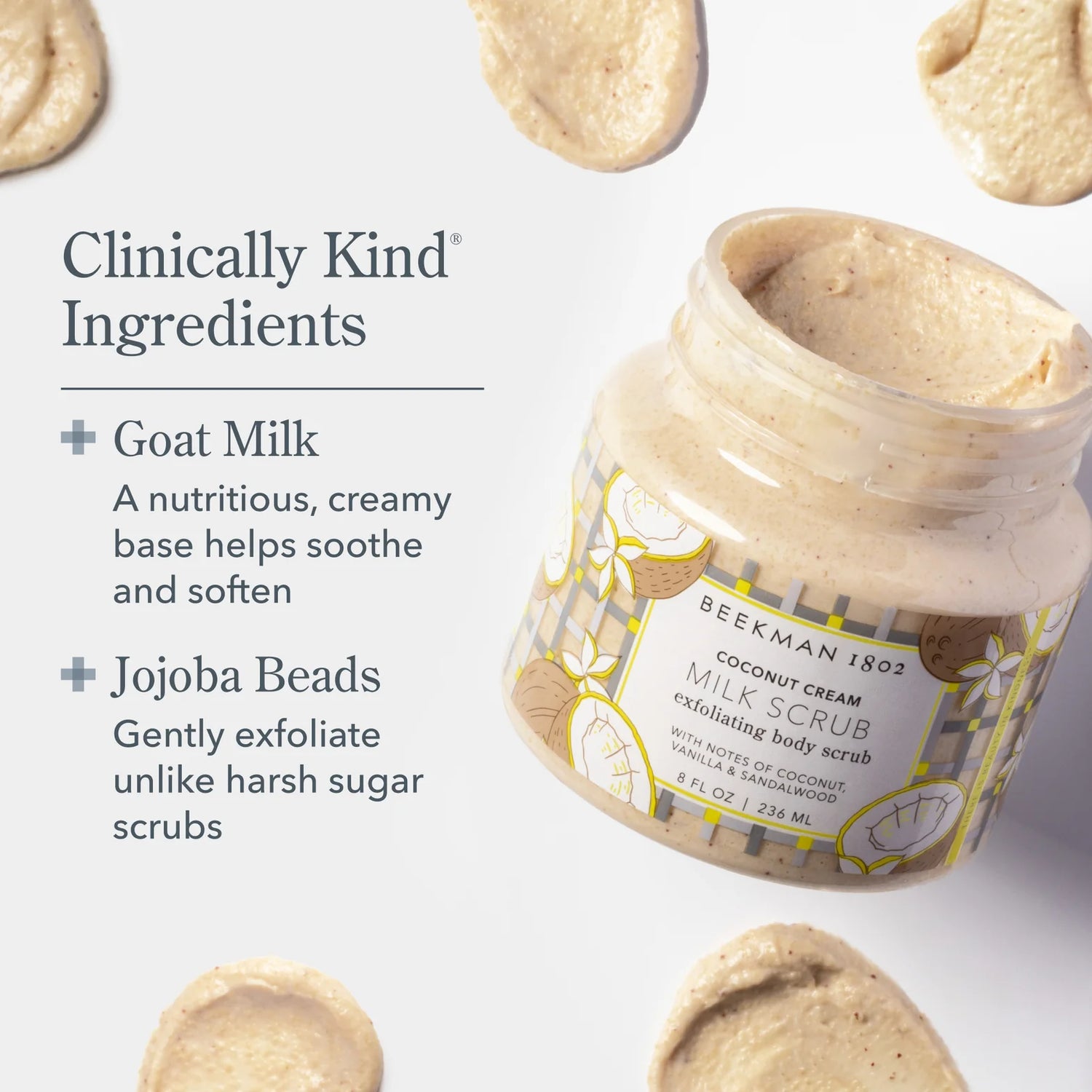 Coconut Cream Exfoliating Body Scrub