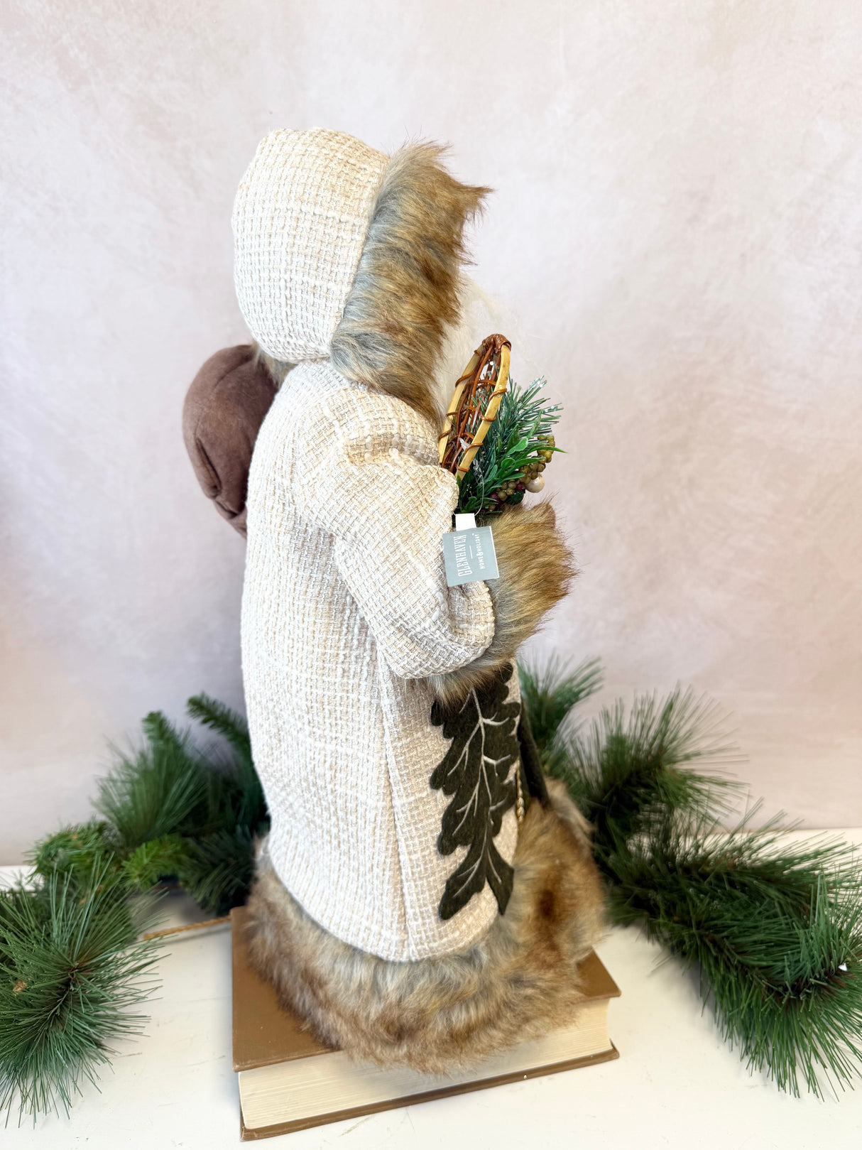 Cabin Christmas Santa