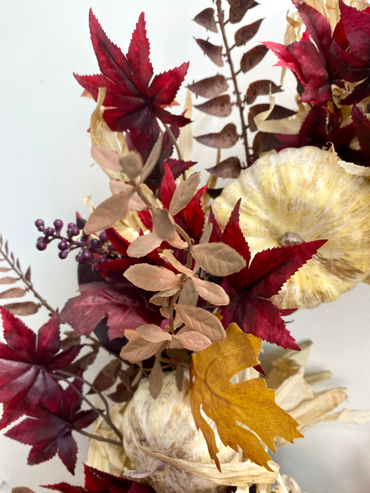 27" Shades of Fall Wreath