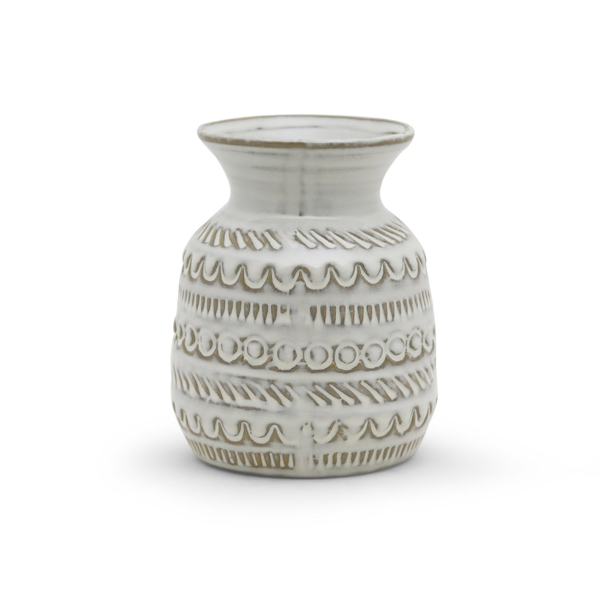 White Pineapple Vase