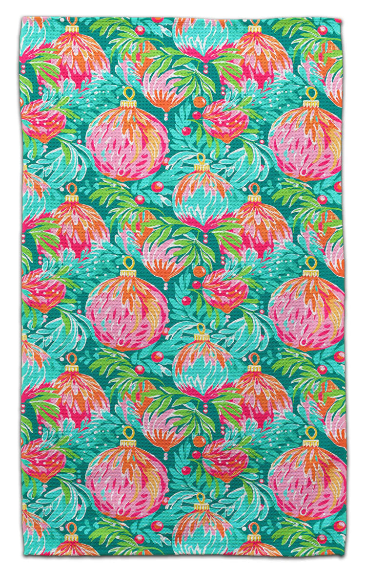 Whimsical Ornament Tea Towel