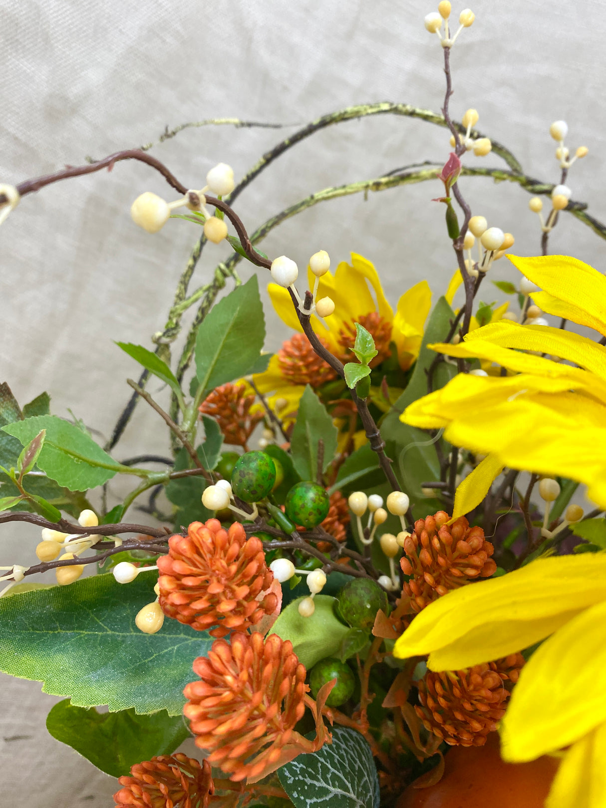 16" Fall Sunset Centerpiece