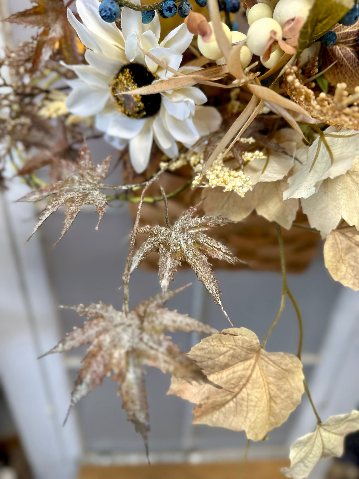 35" Harvest Season Wall Basket