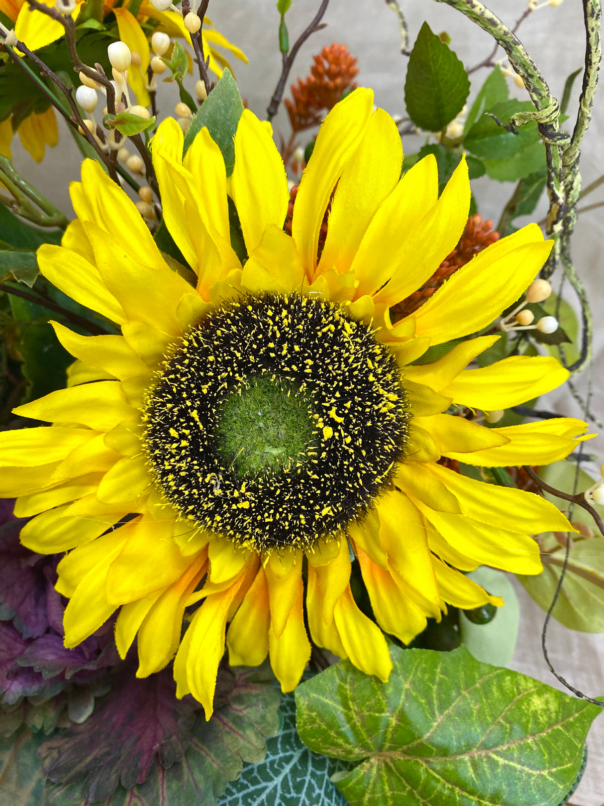 16" Fall Sunset Centerpiece