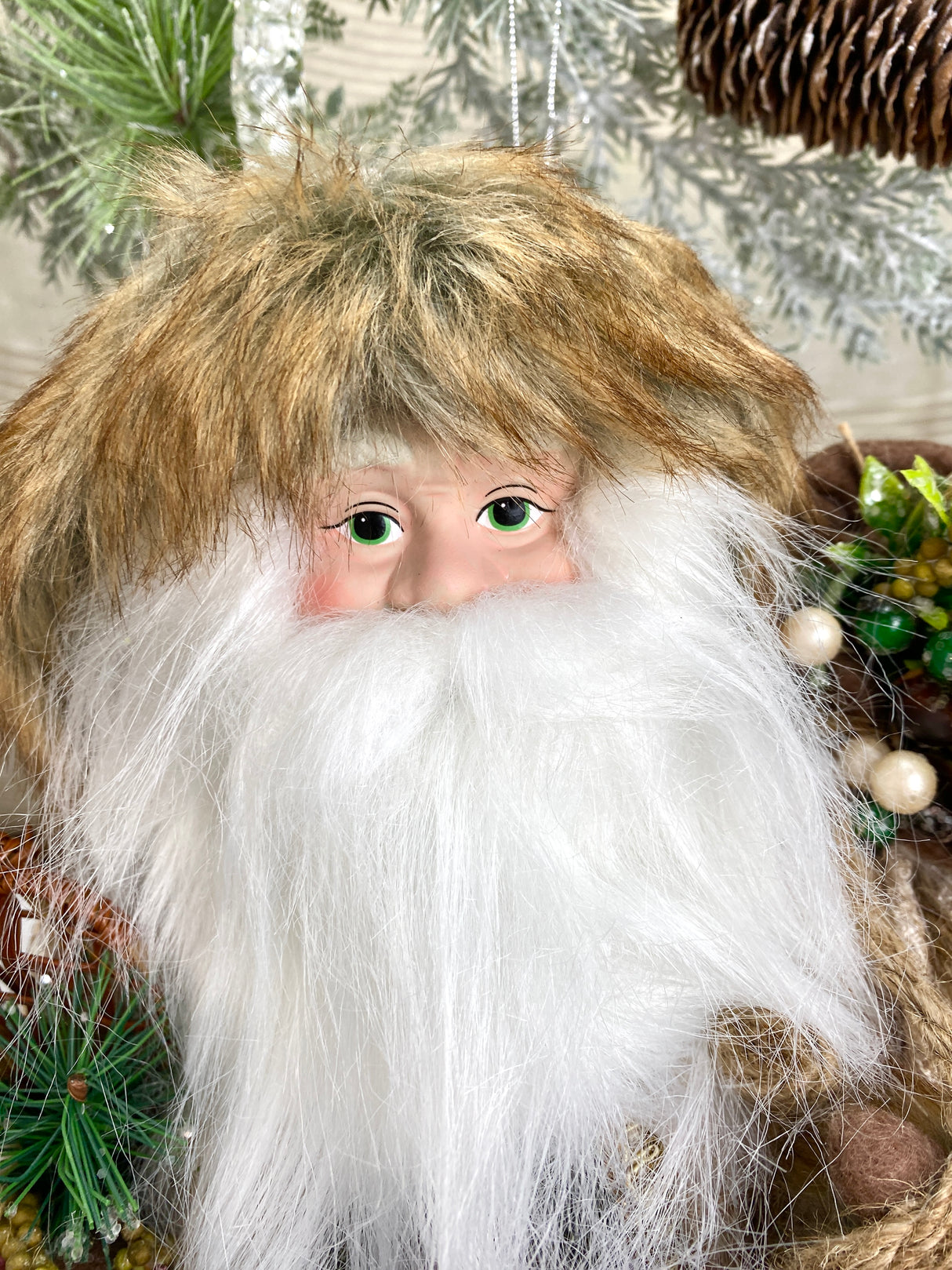 Cabin Christmas Santa