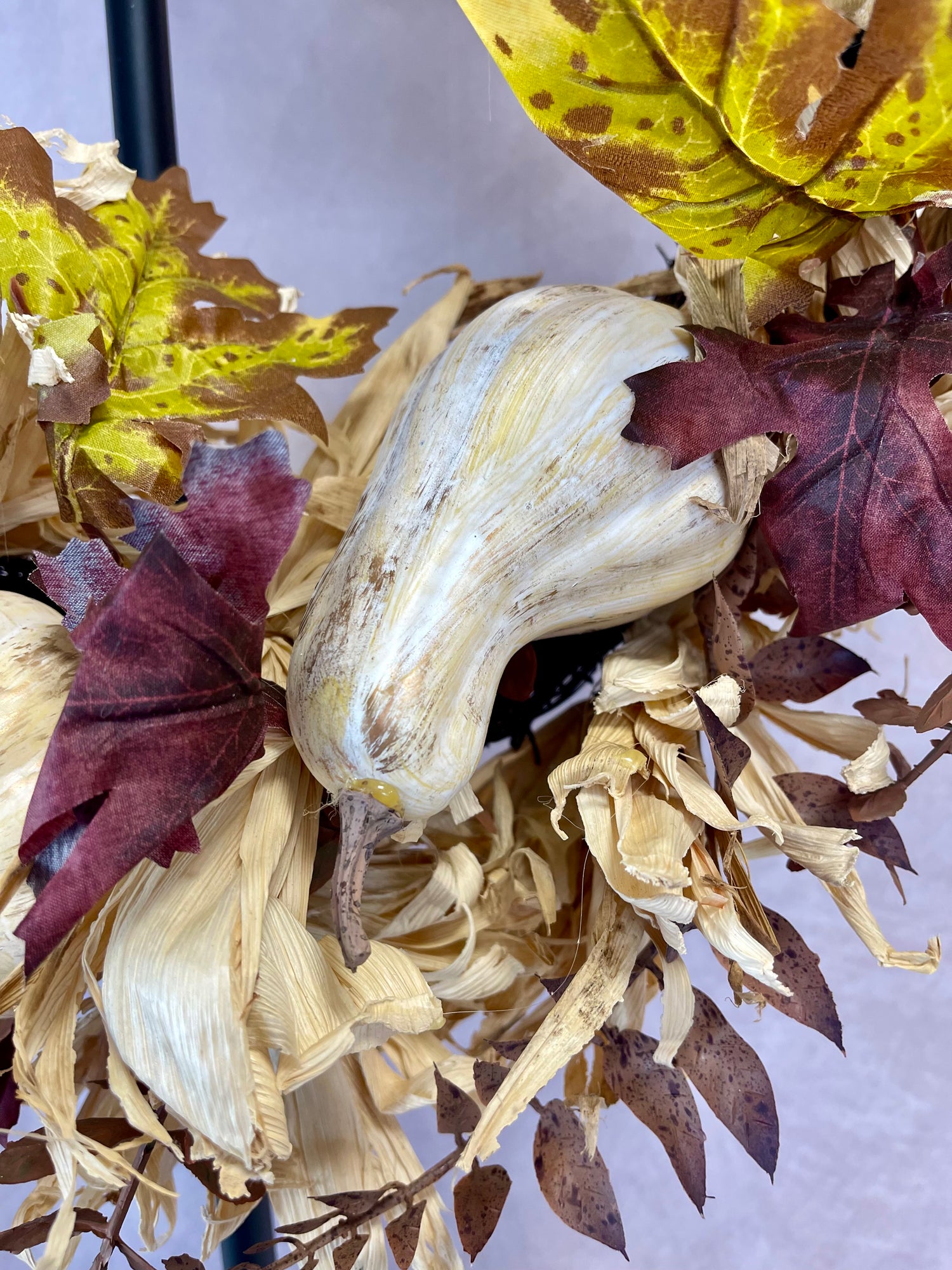 Pumpkin Fern Maple Wreath