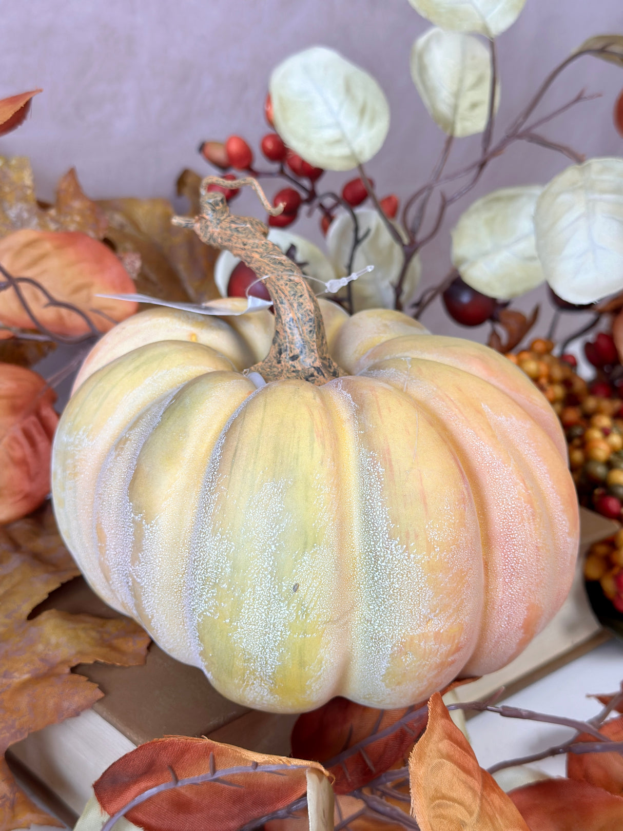 6.5" Beautiful Fall Pumpkin